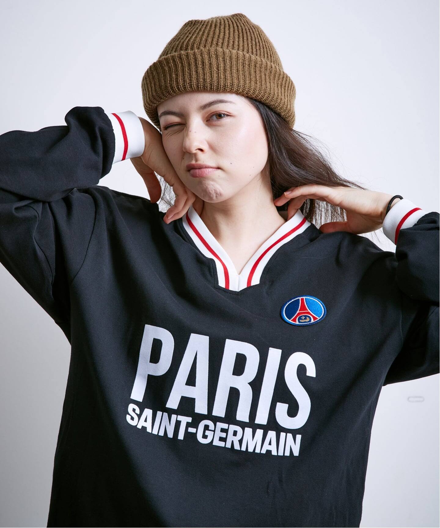 Paris Saint-Germain / パリ・サン＝ジェルマン】 JP RETRO L/S（T
