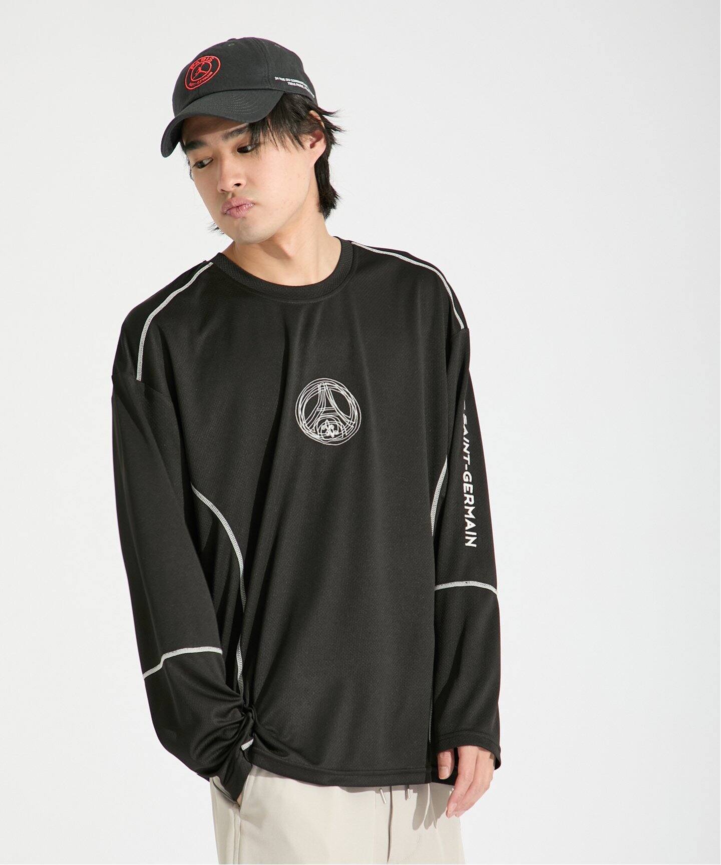 パリサンジェルマン Tシャツ(L) (モノクロ) アパレル パリサンジェルマン Tシャツ(L) (モノクロ) アパレル