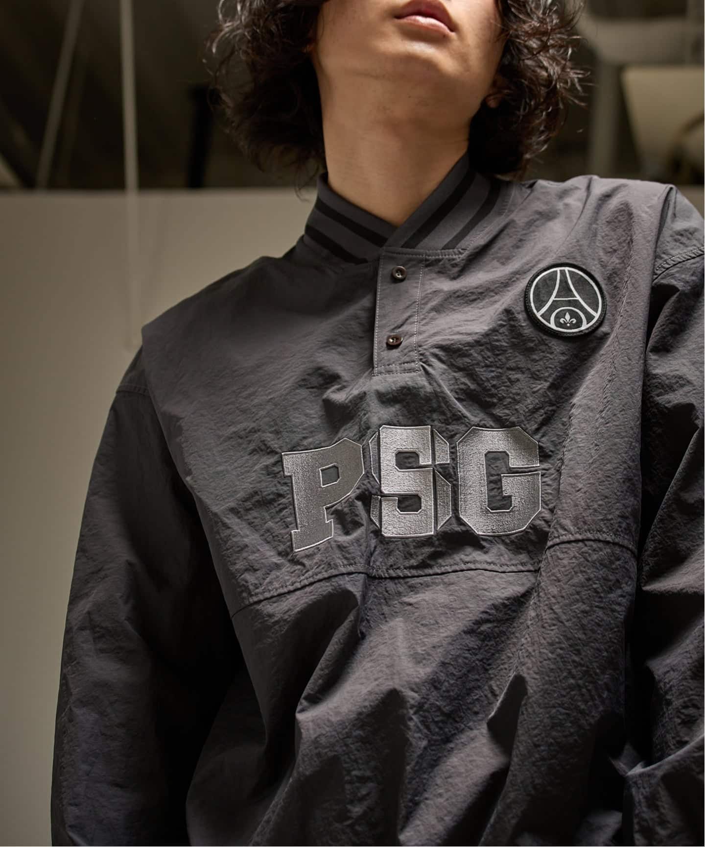 パリ・サンジェルマン ナイロンジャケット Paris Saint-Germain / パリ・サン＝ジェルマン】 JP Snapline Henley