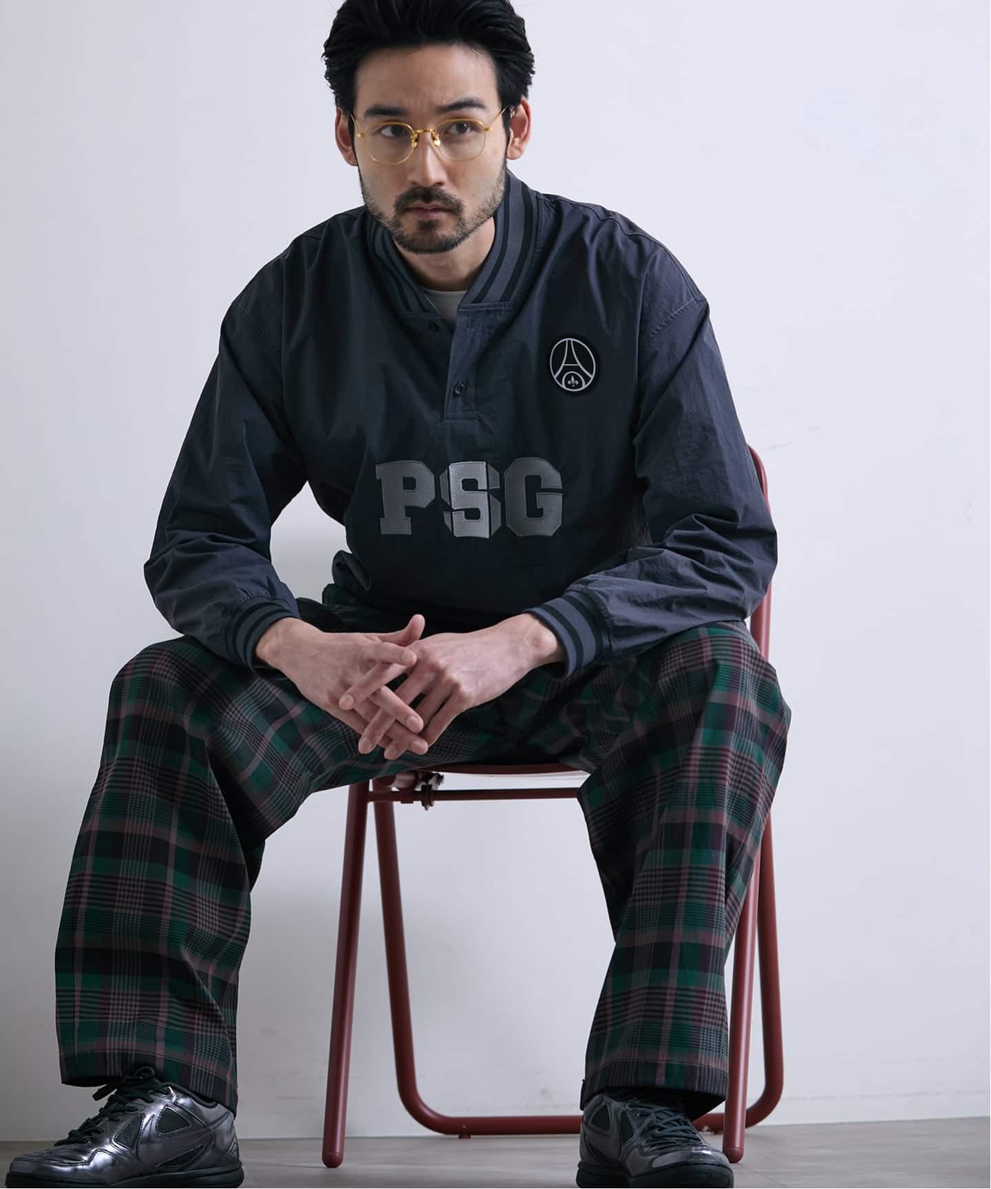 Paris Saint-Germain / パリ・サン＝ジェルマン】 JP Snapline Henley