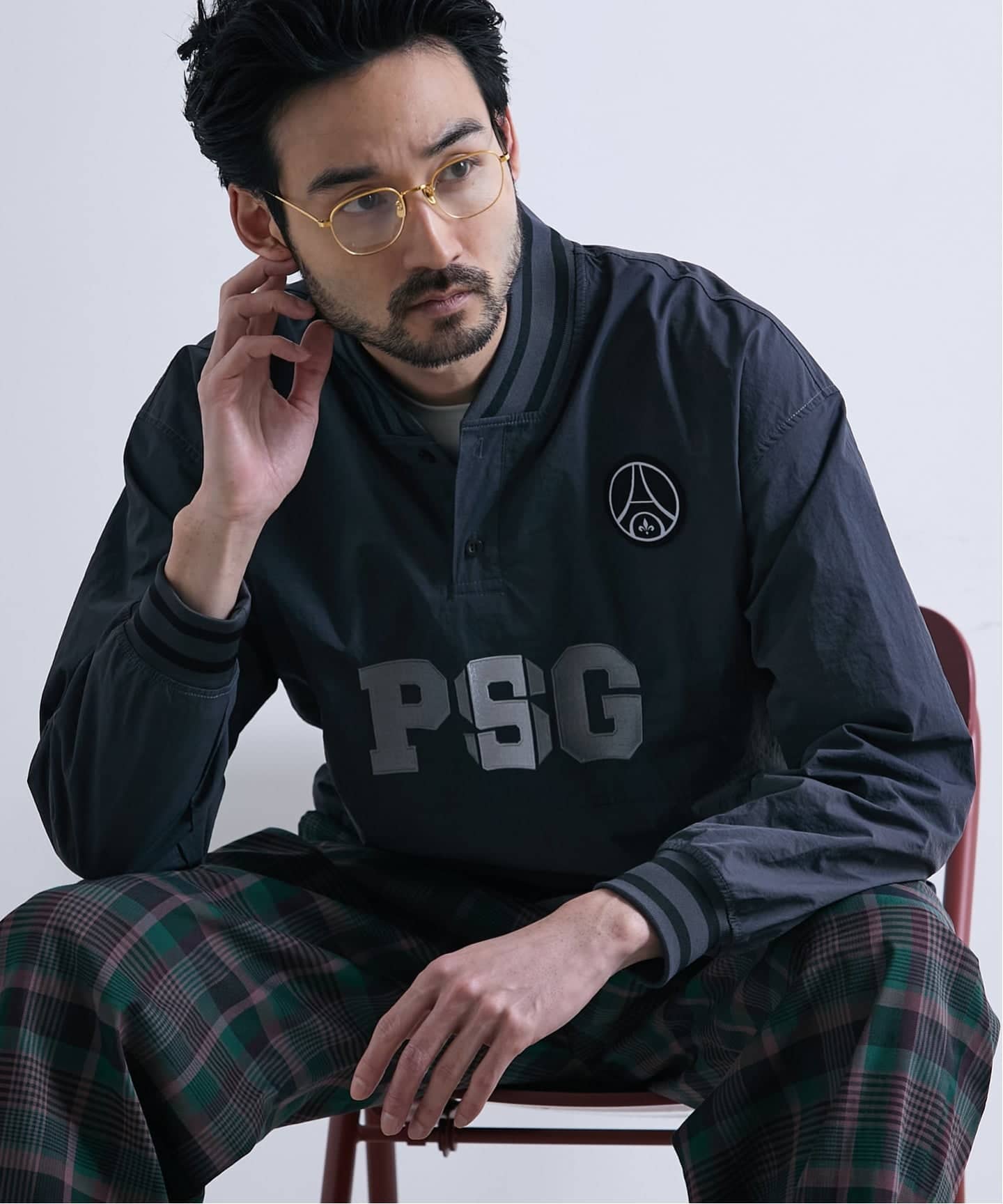 Paris Saint-Germain / パリ・サン＝ジェルマン】 JP Snapline Henley