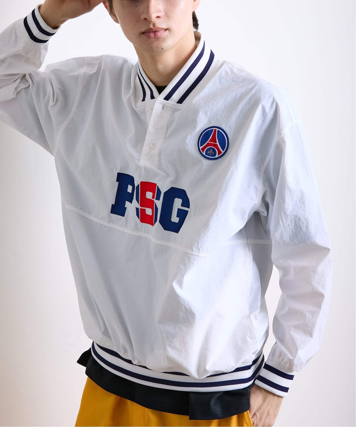 Paris Saint-Germain / パリ・サン＝ジェルマン】 JP Snapline Henley