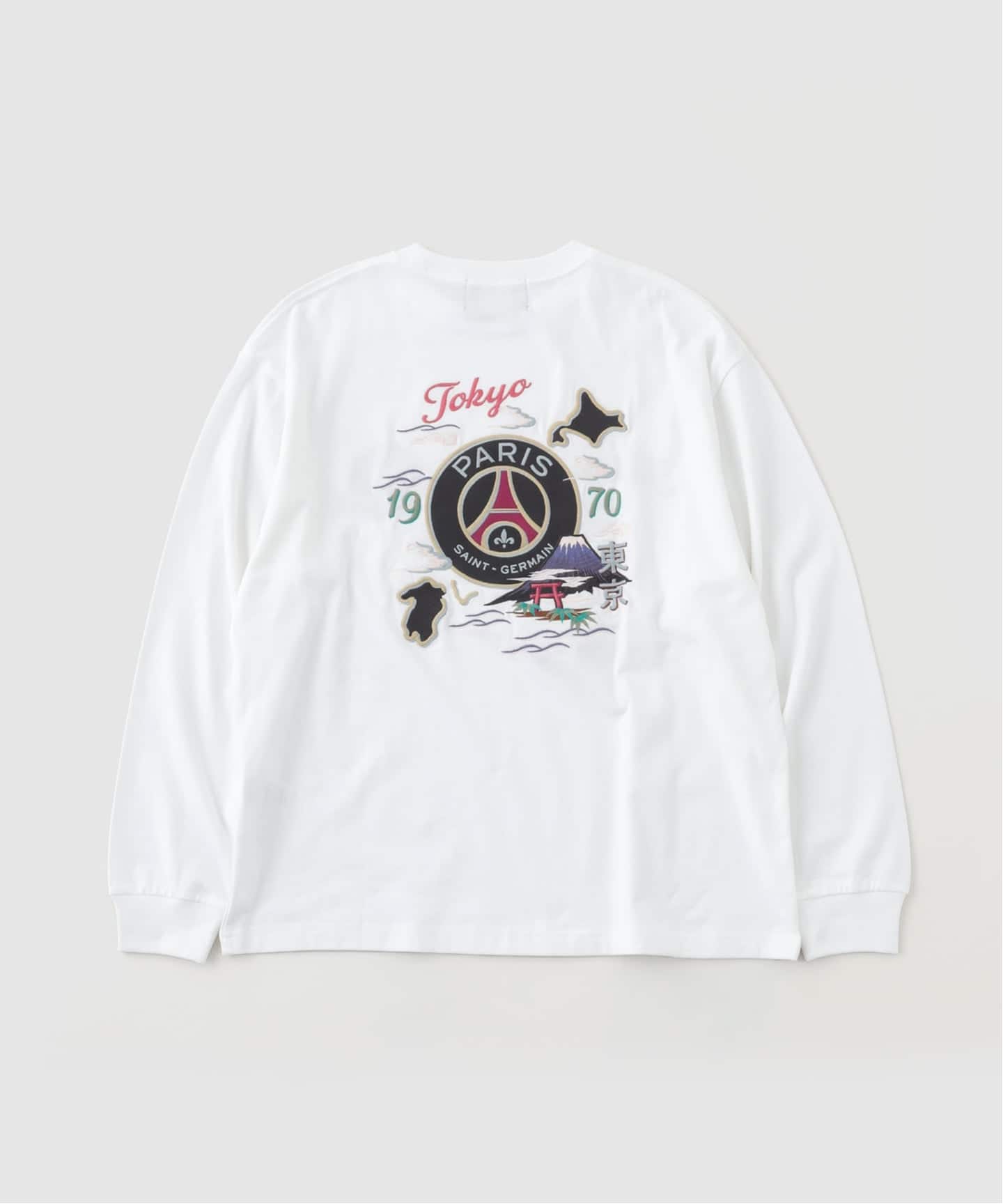 Paris Saint-Germain 】JP TOKYO刺繍 ロングスリーブ Tシャツ（Tシャツ