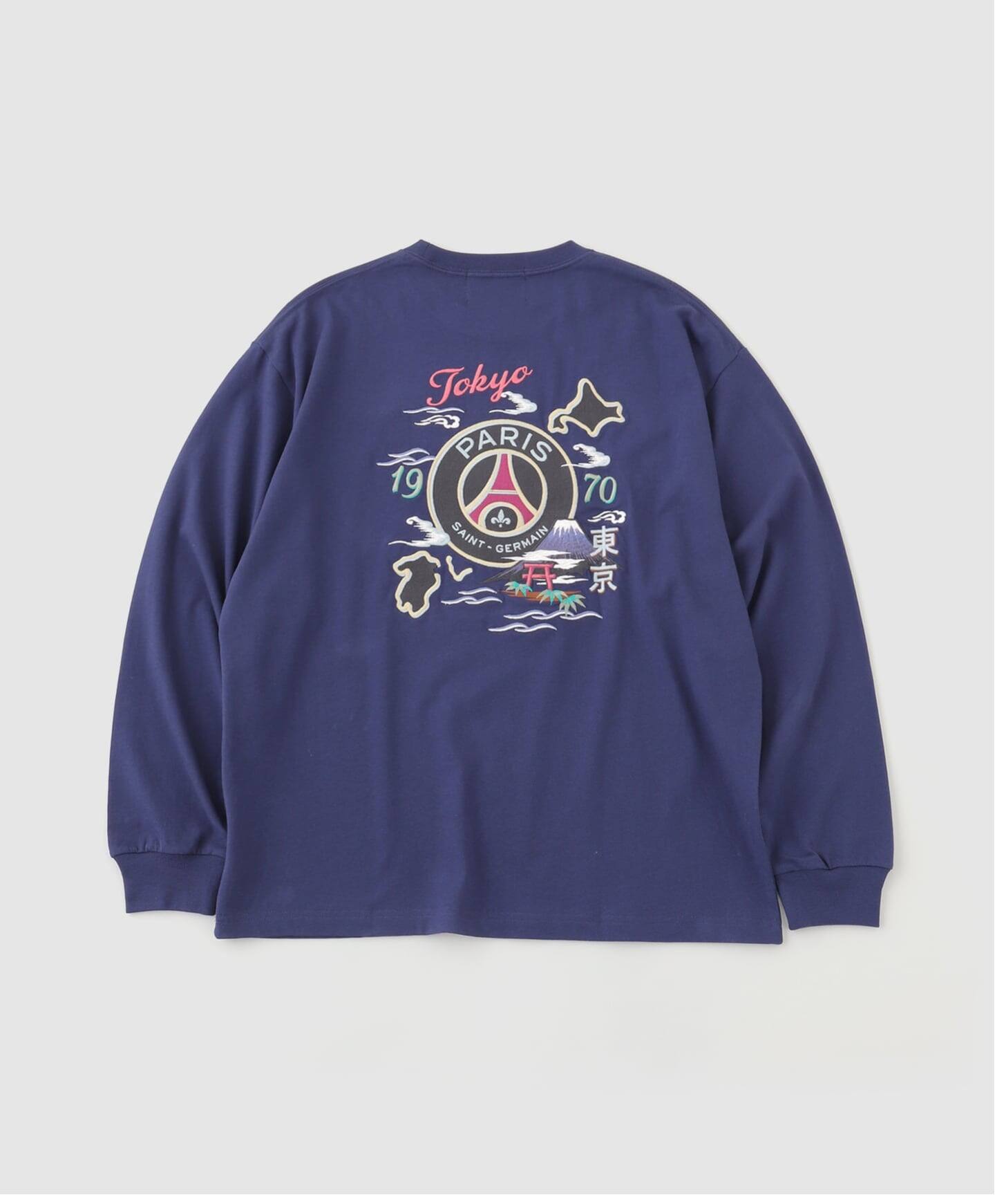 Paris Saint-Germain 】JP TOKYO刺繍 ロングスリーブ Tシャツ（Tシャツ