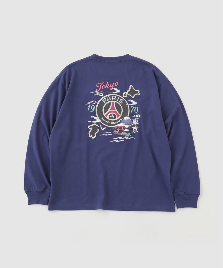 Paris Saint-Germain 】JP TOKYO刺繍 ロングスリーブ Tシャツ（Tシャツ 
