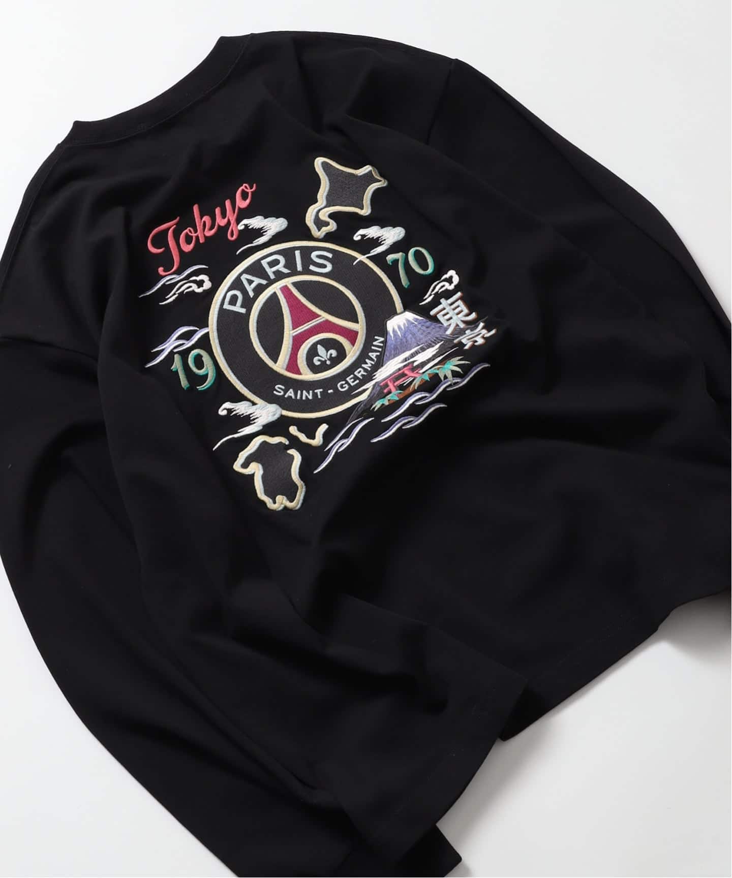 Paris Saint-Germain 】JP TOKYO刺繍 ロングスリーブ Tシャツ（Tシャツ