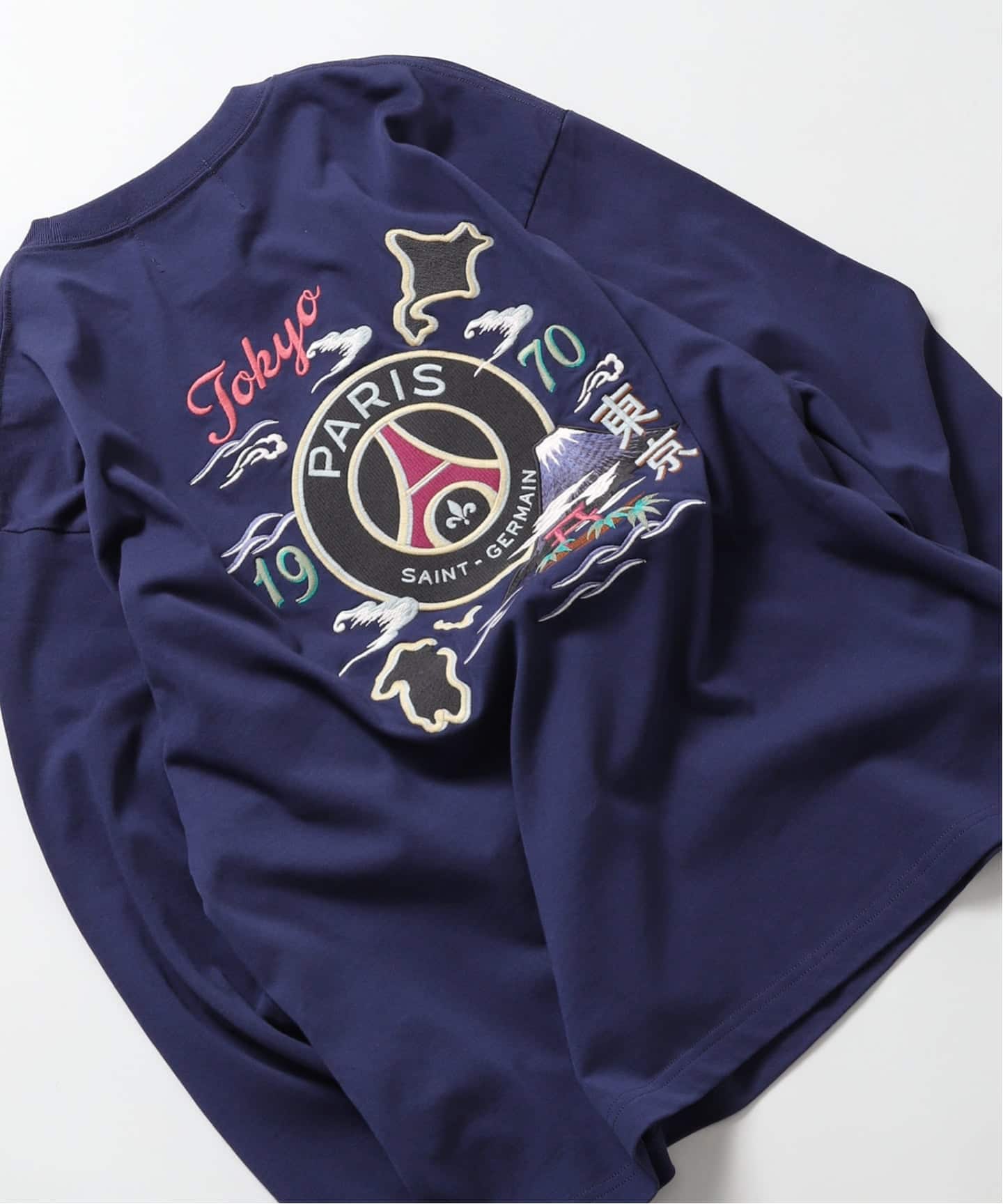 Paris Saint-Germain 】JP TOKYO刺繍 ロングスリーブ Tシャツ（Tシャツ