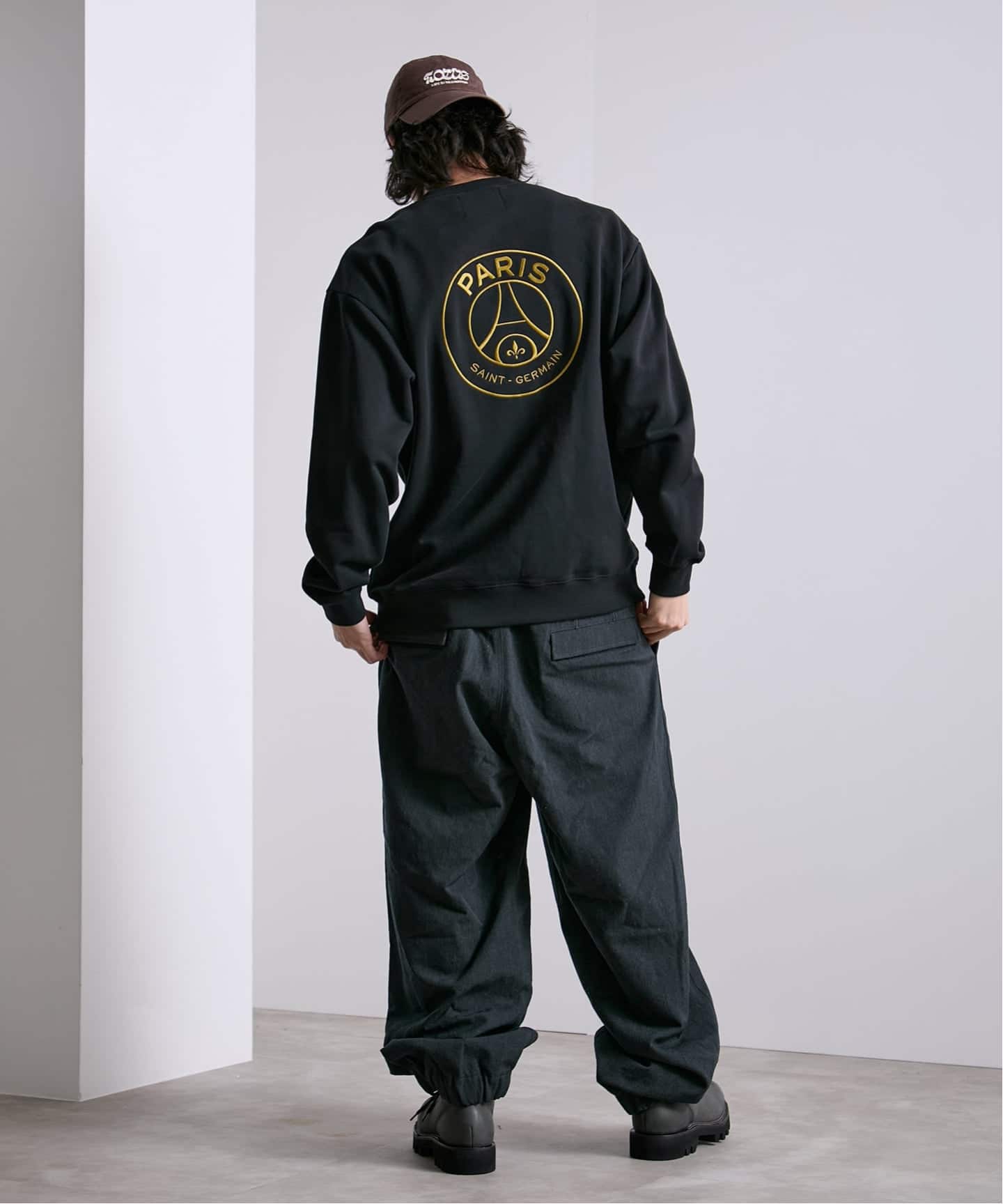 Paris Saint-Germain 】 JP Embroidery Pullover Sweatshirt