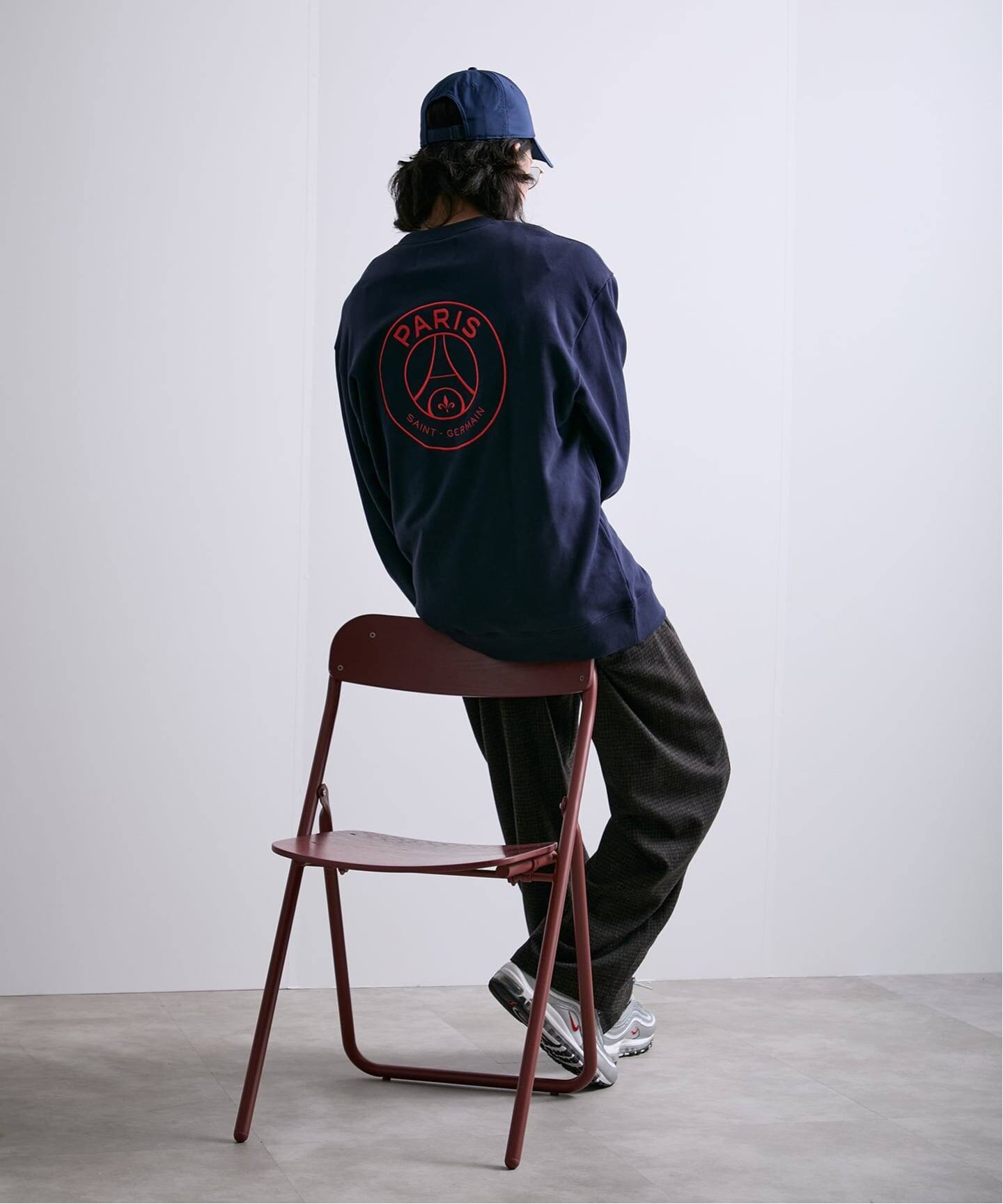 Paris Saint-Germain 】 JP Embroidery Pullover Sweatshirt