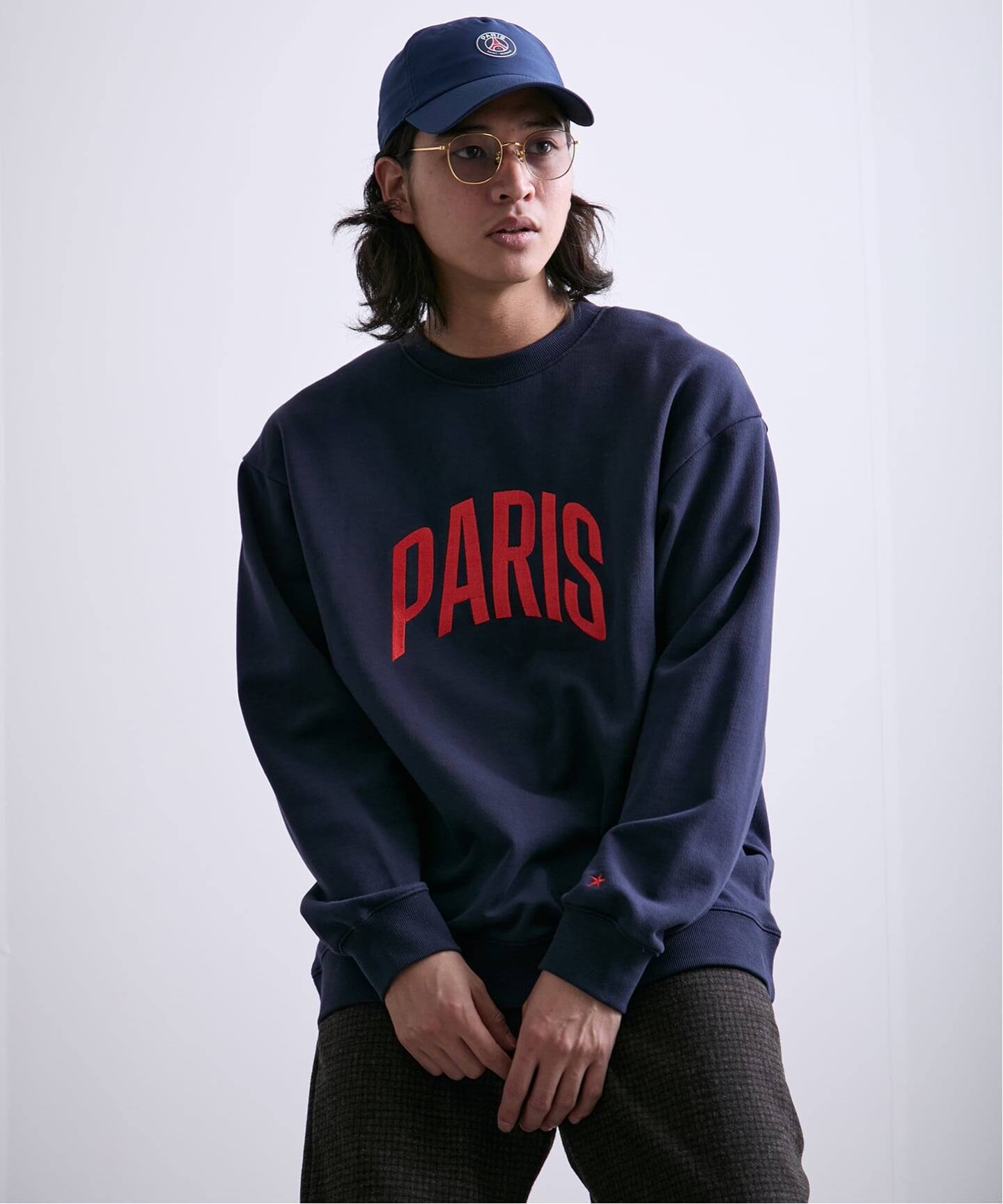 Paris Saint-Germain 】 JP Embroidery Pullover Sweatshirt