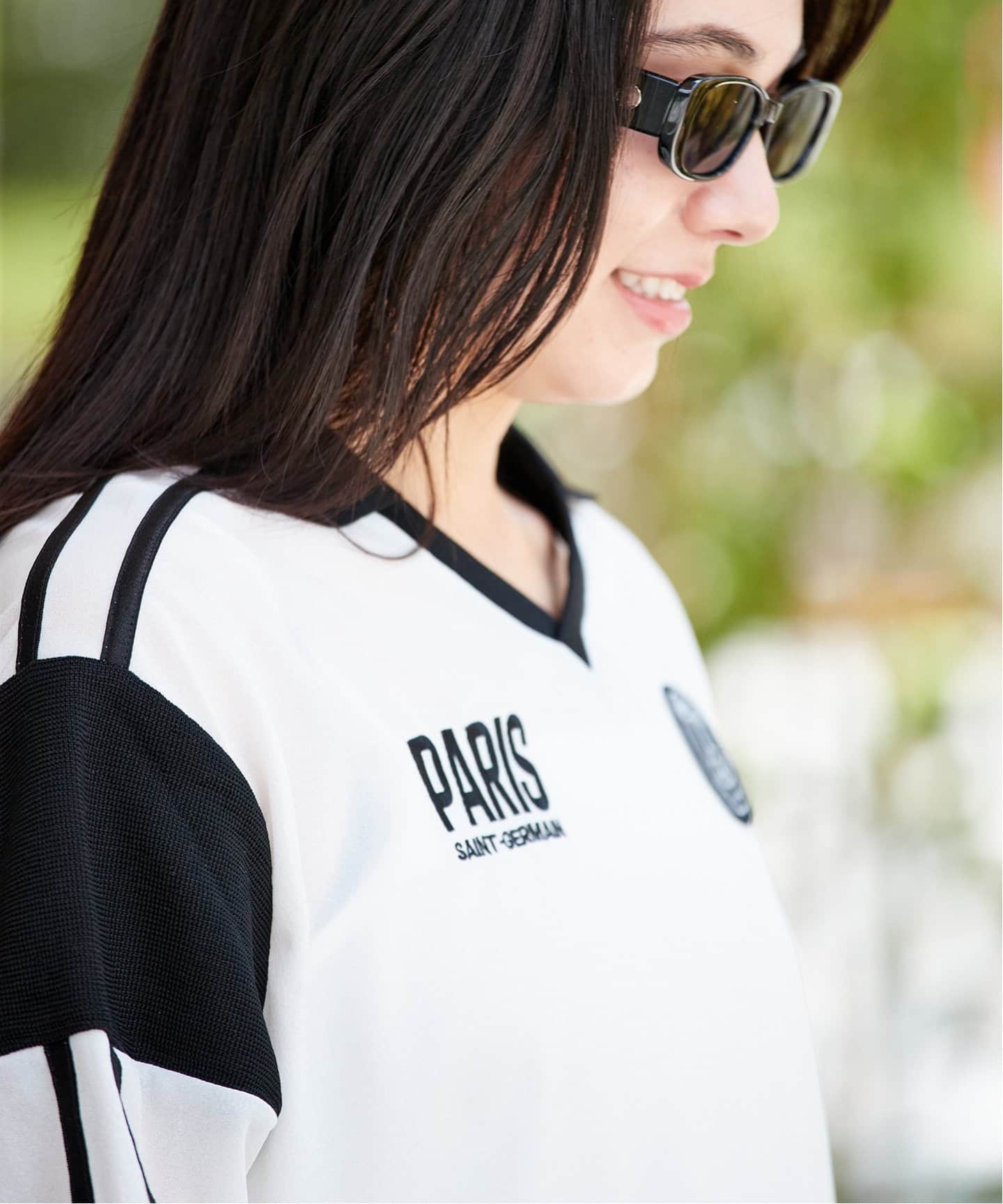 tシャツ 「Paris Saint-Germain / パリ・サン＝ジェルマン」SHEER GAME TOPS レディース Paris Saint-Germain / パリ・サン＝ジェルマン】SHEER GAME