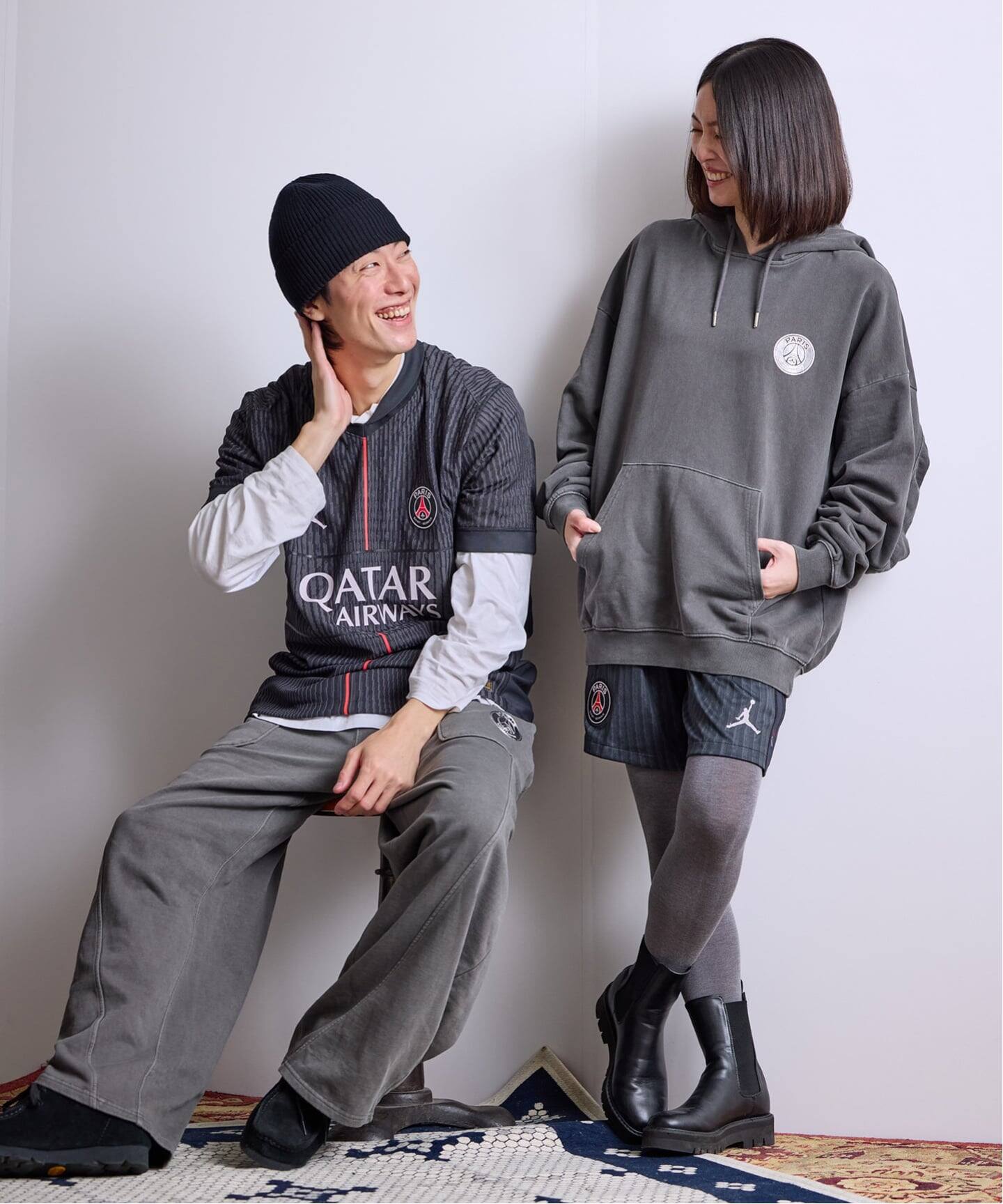 Paris Saint-Germain / パリ・サン＝ジェルマン】 JP Pigment Hoodie