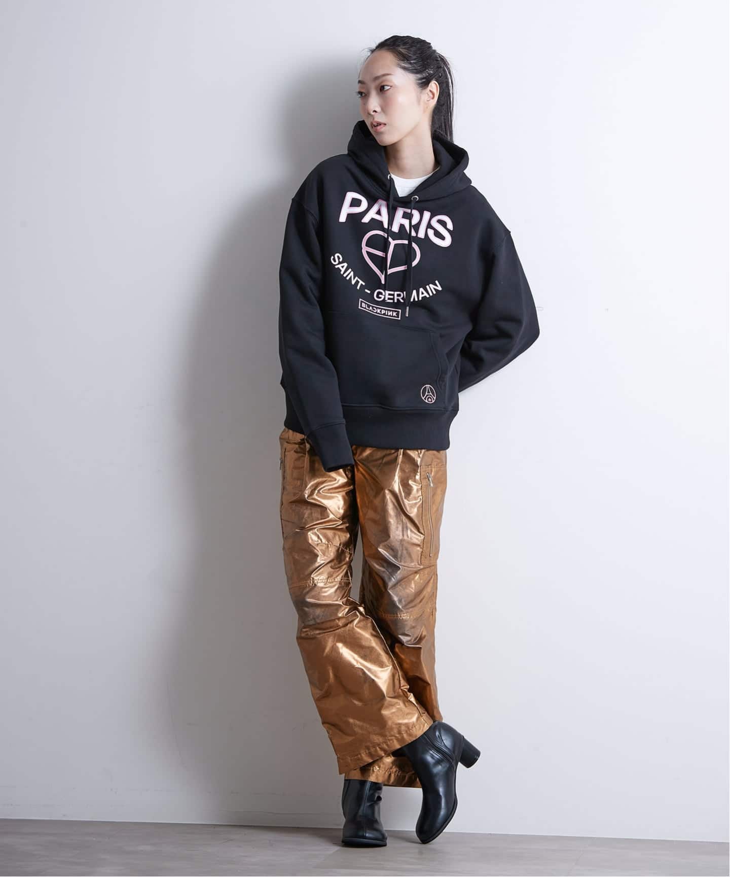 BlackpinkxPSG】Elevated Graphic Hoodie ST856- BLKPSG- BPP