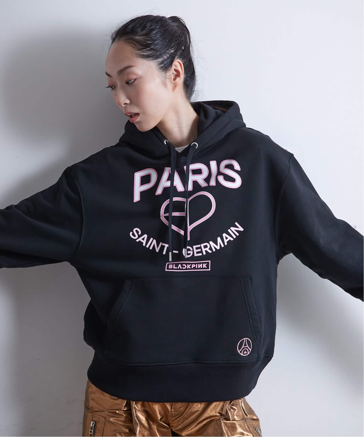 BlackpinkxPSG】Elevated Graphic Hoodie ST856- BLKPSG- BPP