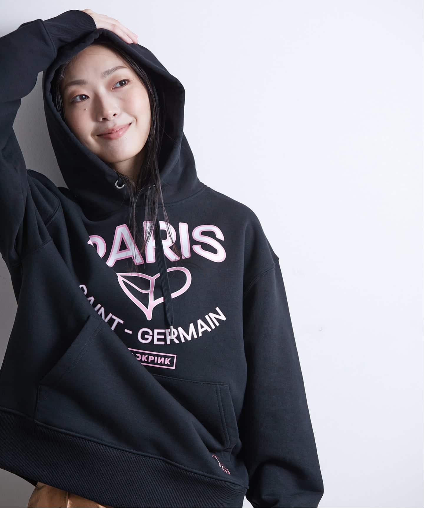 BlackpinkxPSG】Elevated Graphic Hoodie ST856- BLKPSG- BPP