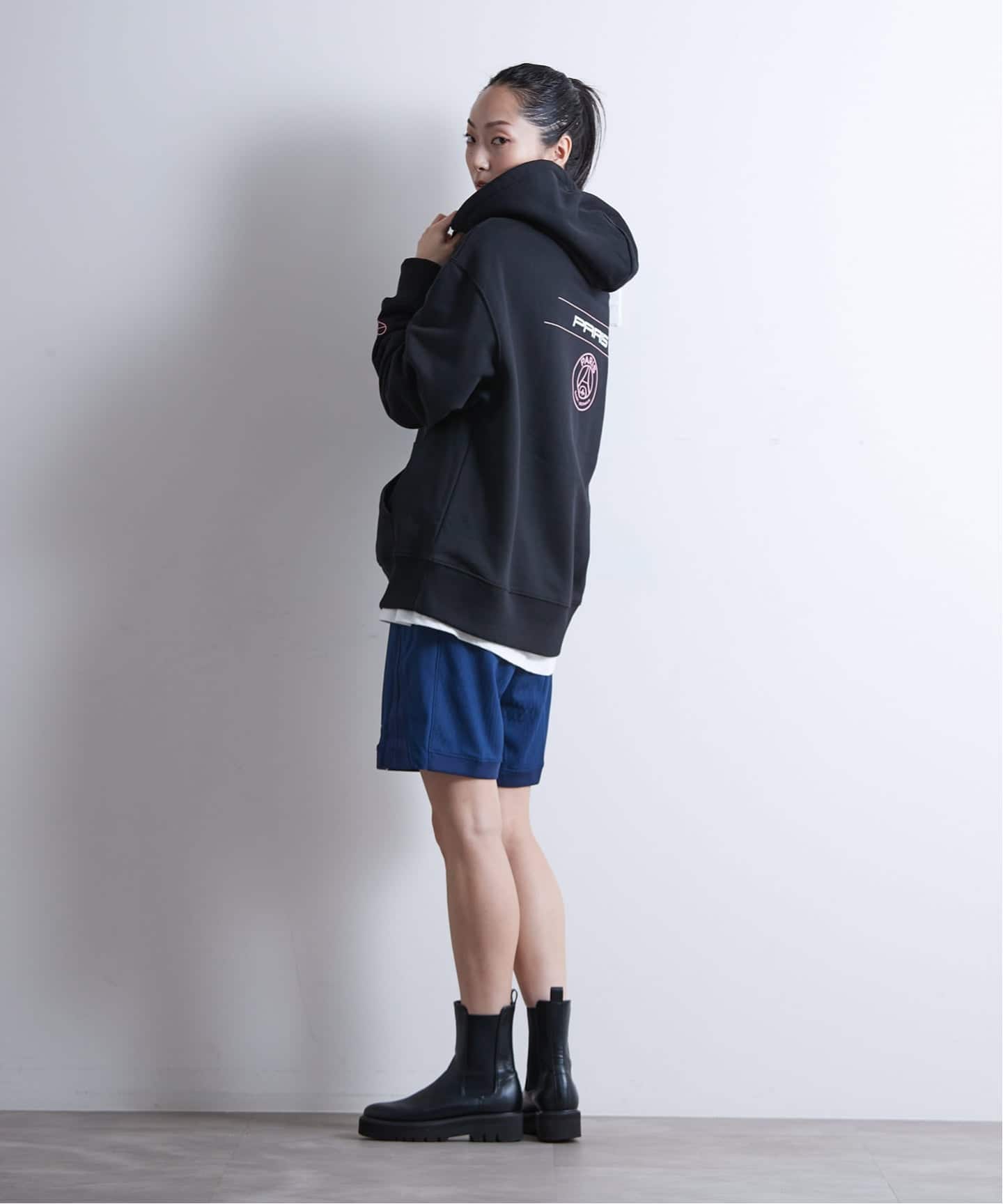 BlackpinkxPSG 】BlackpinkxPSG Paris 16 Elevated Hoodie ST856