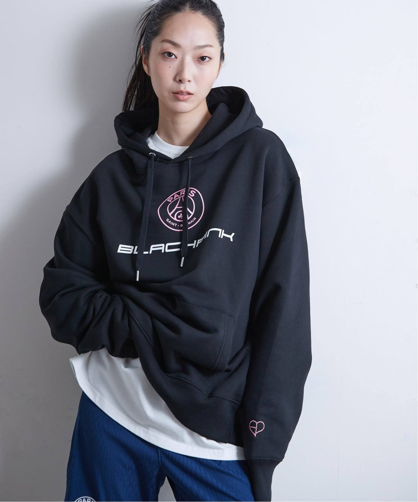 BlackpinkxPSG 】BlackpinkxPSG Paris 16 Elevated Hoodie ST856