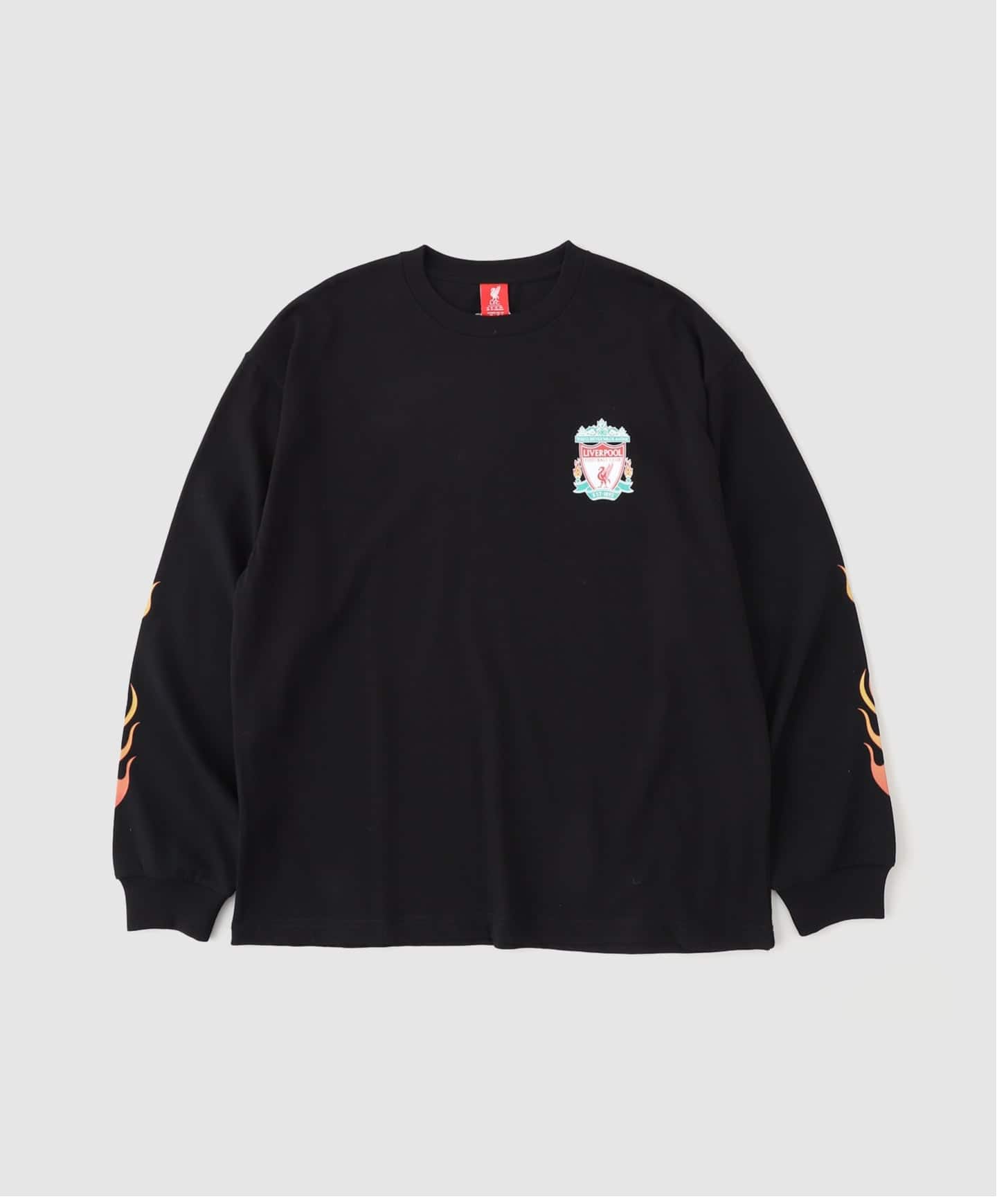 リバプールFC ブラックTシャツ Lサイズ ベイクルーズ Liverpool FC / リバプール FC】Bird Printed LS カットソー（T