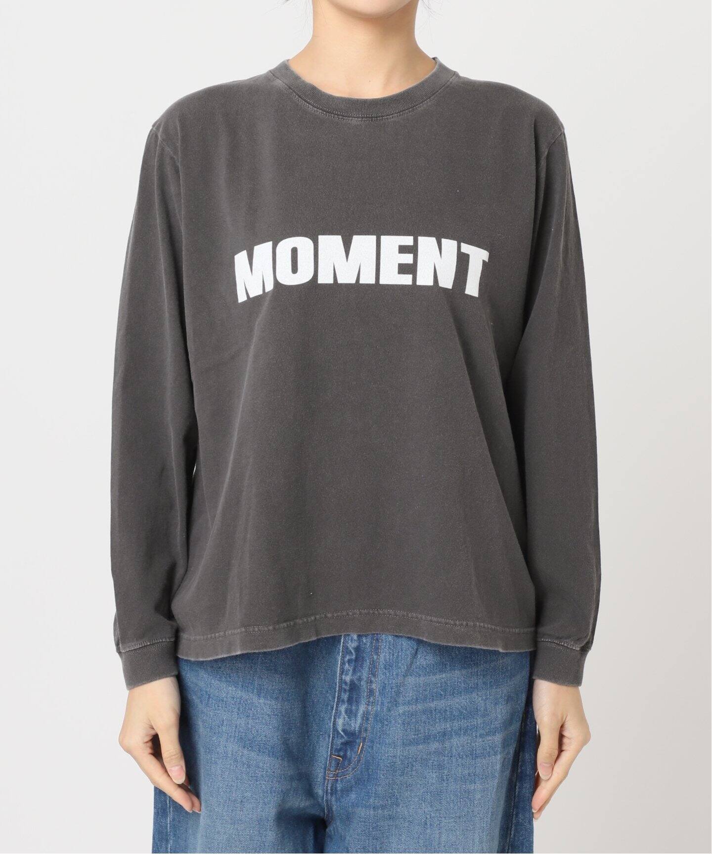 ファッション通販 MOMENT】ロングスリーブTシャツ（Tシャツ／カットソー トップス