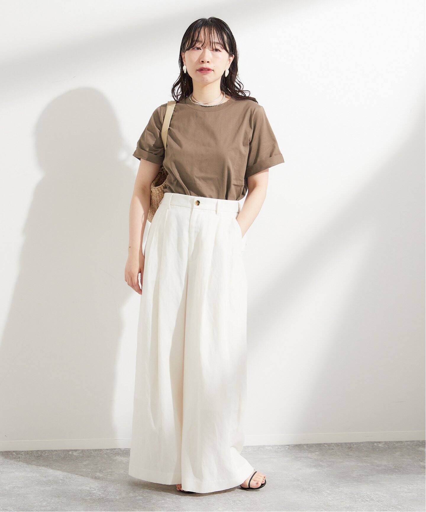 新品今期　ジャーナルスタンダードレサージュ　麻シャツ　白 journal standard L'essage（ジャーナルスタンダードレサージュ