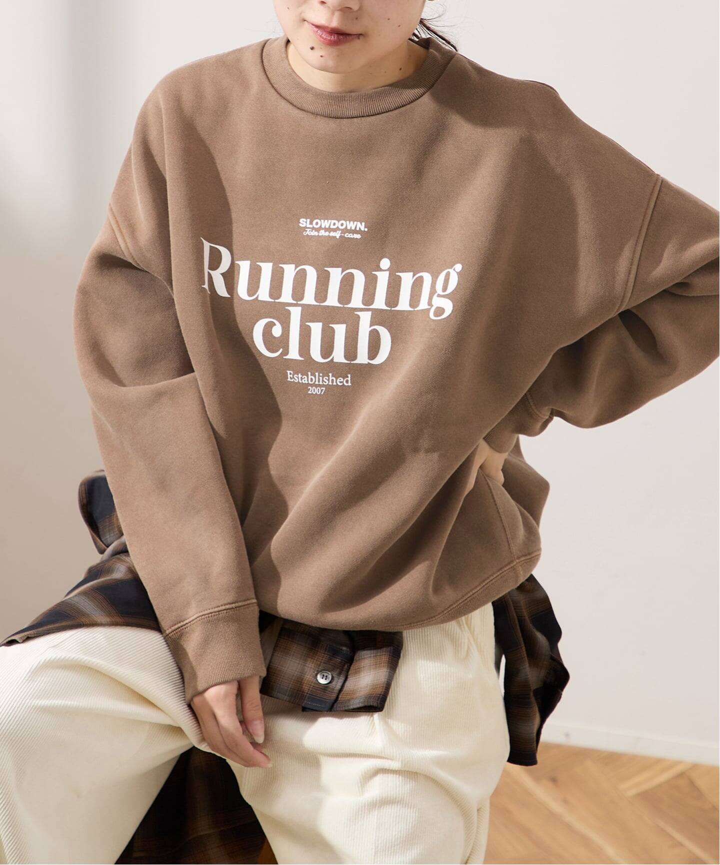 予約》【RUNNING~】ピグメントスウェットプルオーバー
