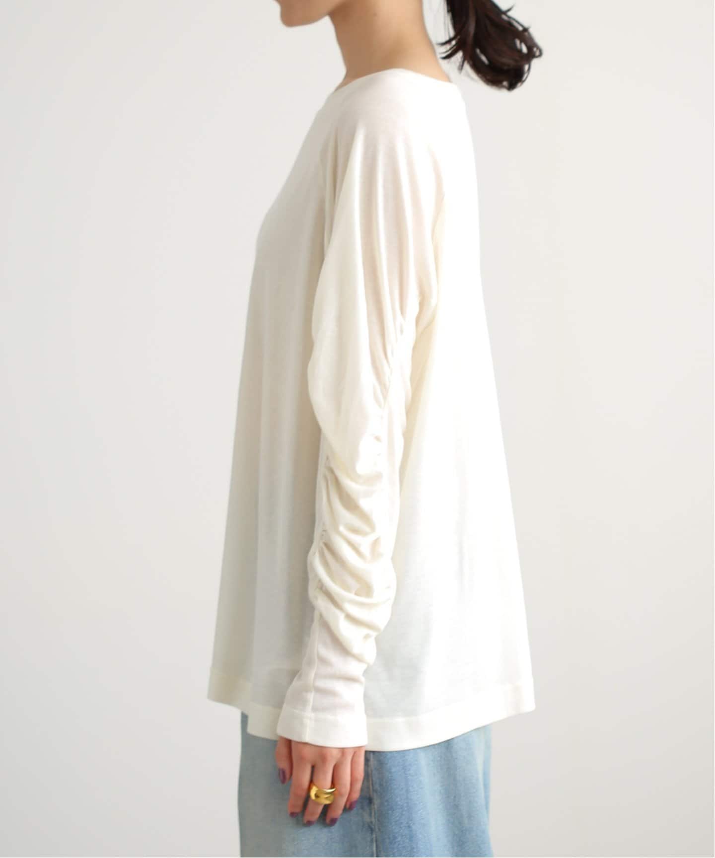 ギャザースリーブプルオーバー（Tシャツ／カットソー）｜JOURNAL