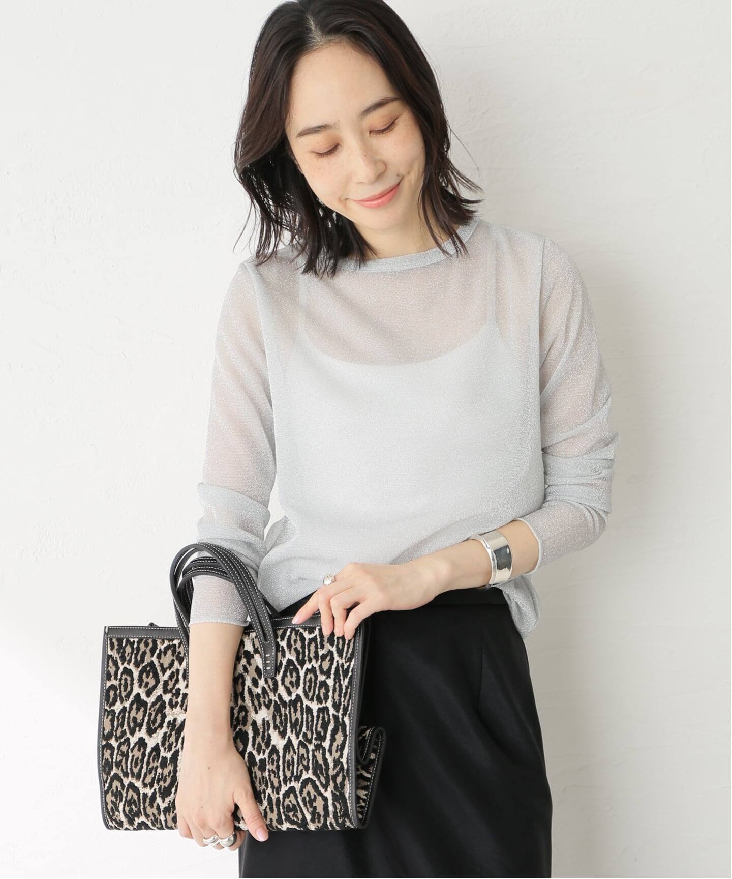 ラメシアークルーネックプルオーバー（Tシャツ／カットソー）｜JOURNAL