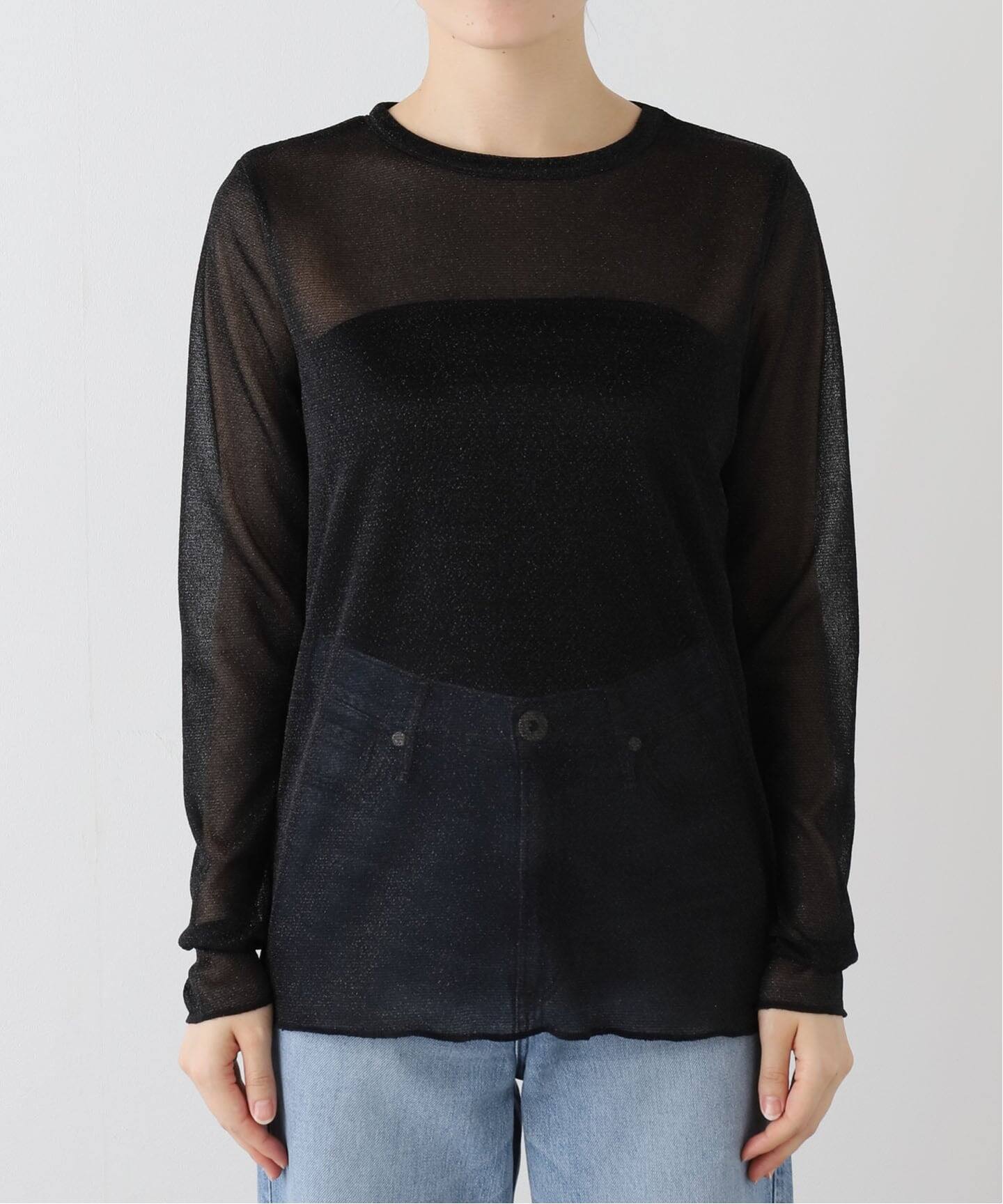 ラメシアークルーネックプルオーバー（Tシャツ／カットソー）｜JOURNAL