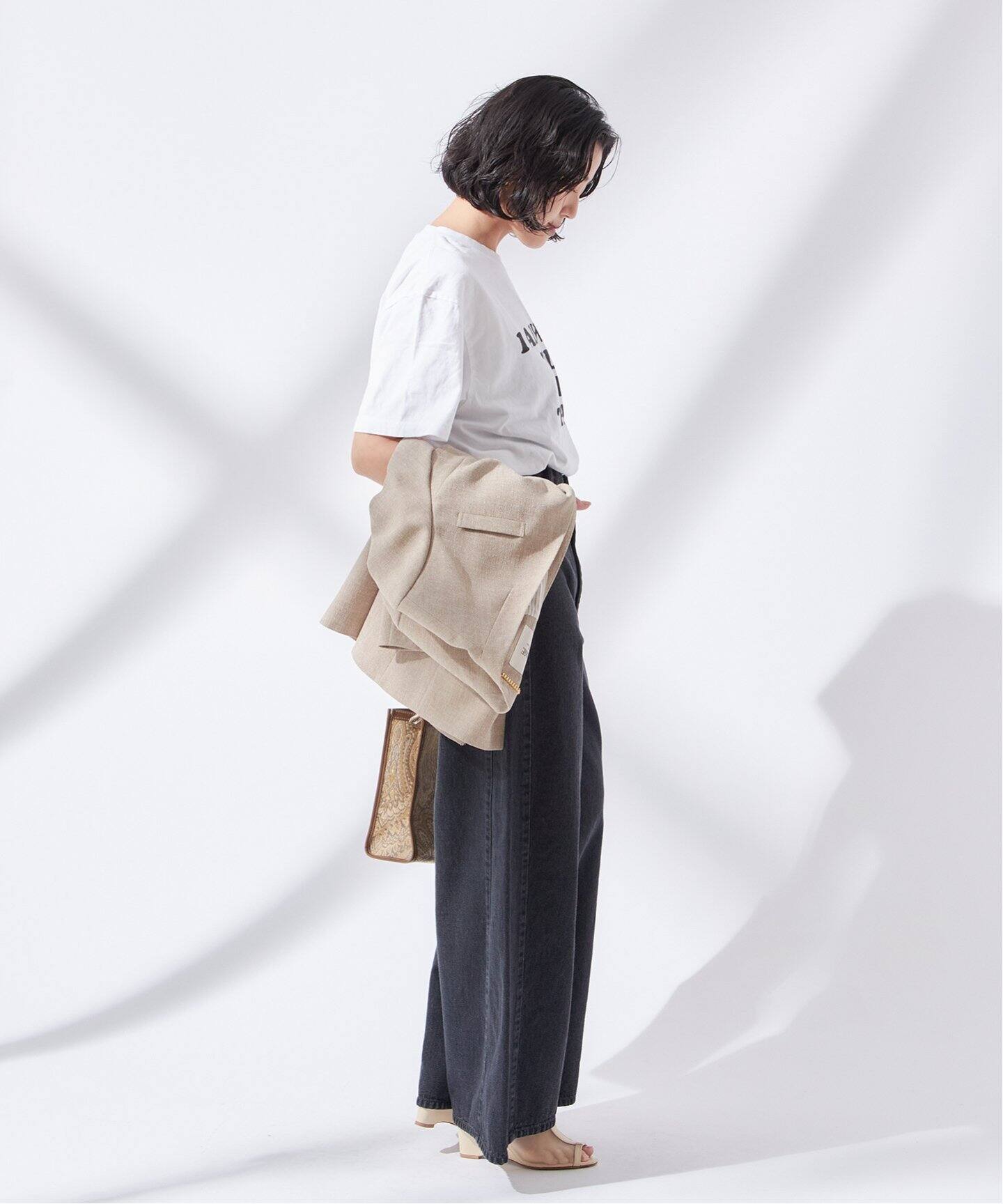 サイズ140 Tシャツ オイルクロージング　リスタンダードデパートメント T-ADJUST-SLITS-R17 Tシャツ｜ホワイト｜メンズ｜DIESEL