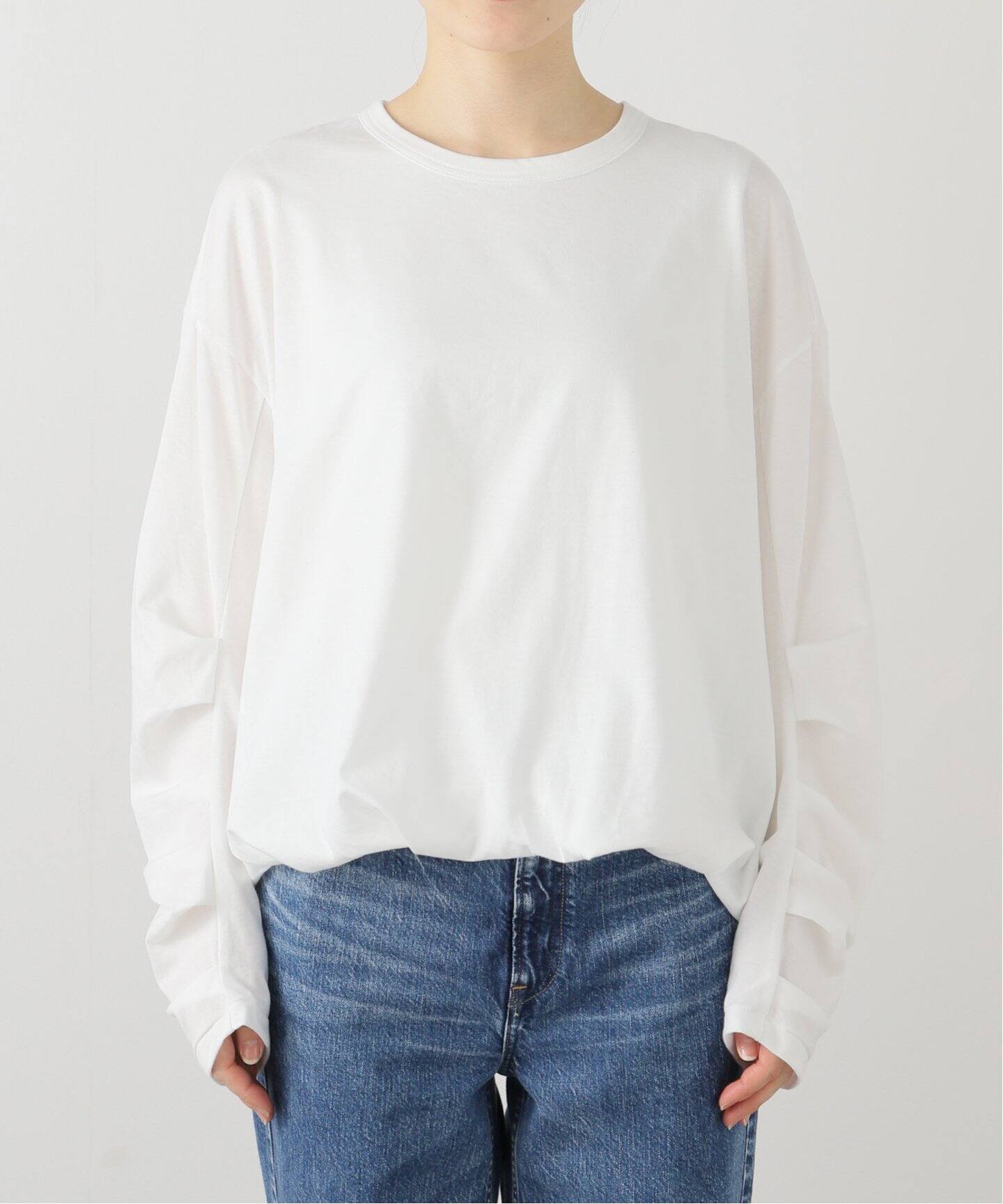 JOURNAL STANDARD L'essage / ジャーナルスタンダードレサージュ 25SS 25070370052010 30/1バルーンプルオーバー 長袖カットソー 30/1バルーンプルオーバー（Tシャツ／カットソー）｜JOURNAL