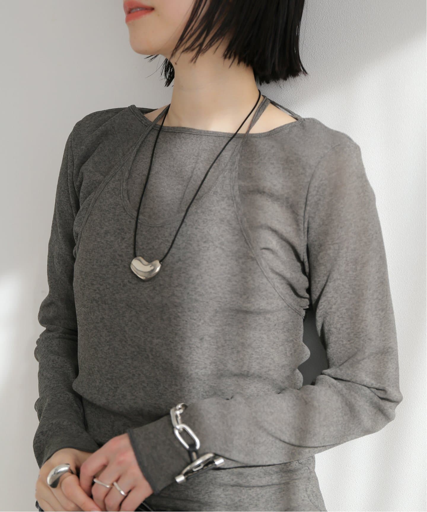 追加予約》DRYリブセットアッププルオーバー（Tシャツ