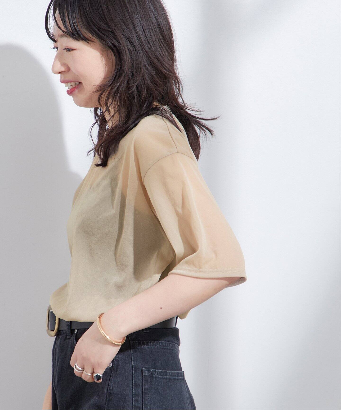 オーガンジーTシャツ（Tシャツ／カットソー）｜JOURNAL STANDARD L 