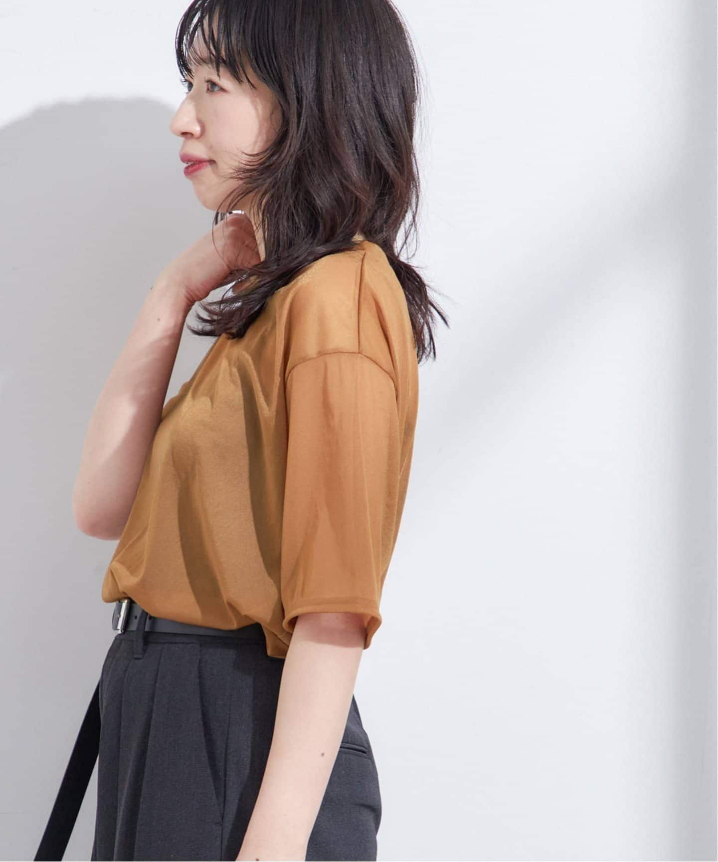 追加2》オーガンジーTシャツ（Tシャツ／カットソー）｜JOURNAL