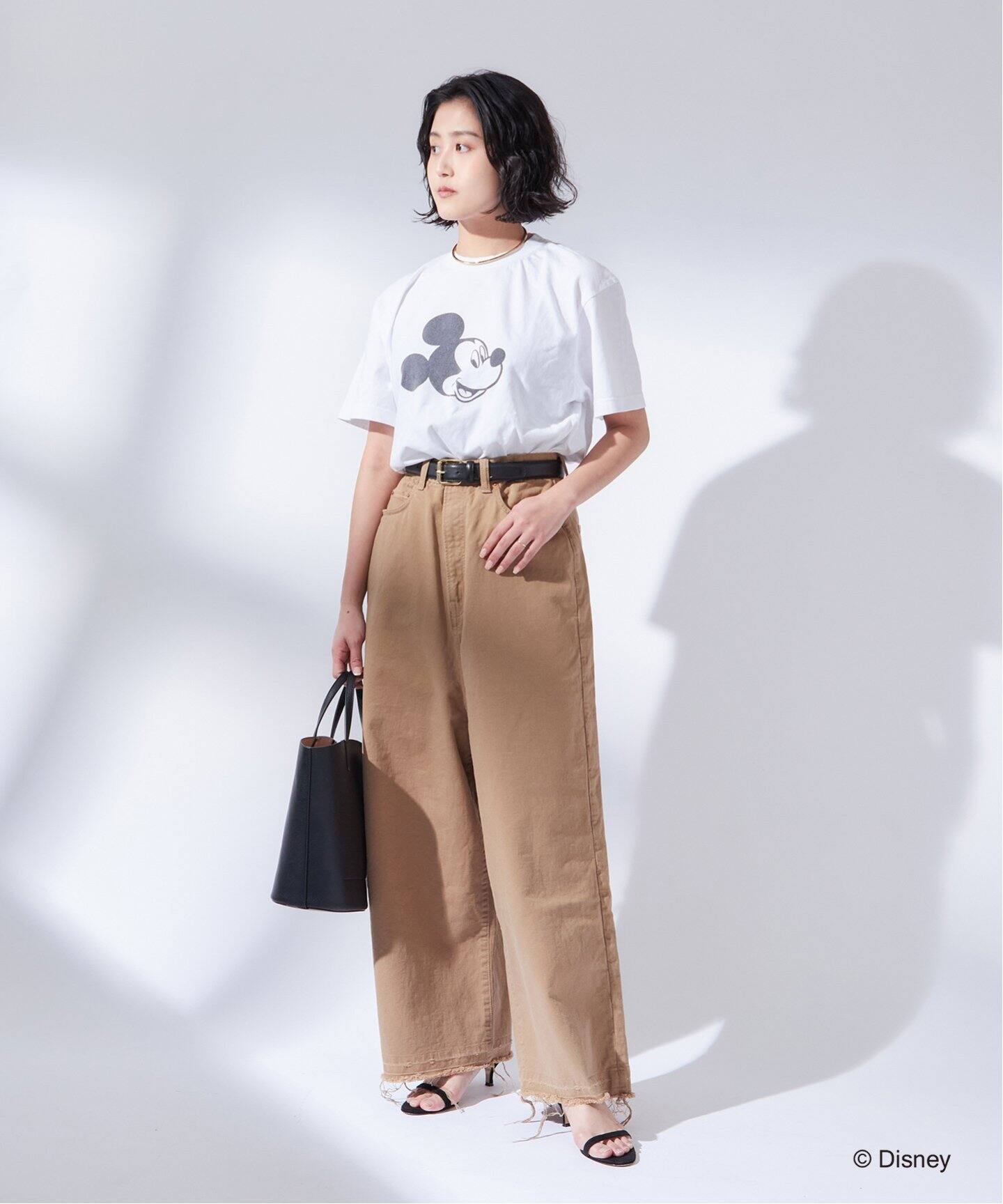ジャーナルスタンダードレサージュ　ミッキーピグメントTシャツ MICKEY】ピグメントTシャツ（Tシャツ／カットソー）｜JOURNAL
