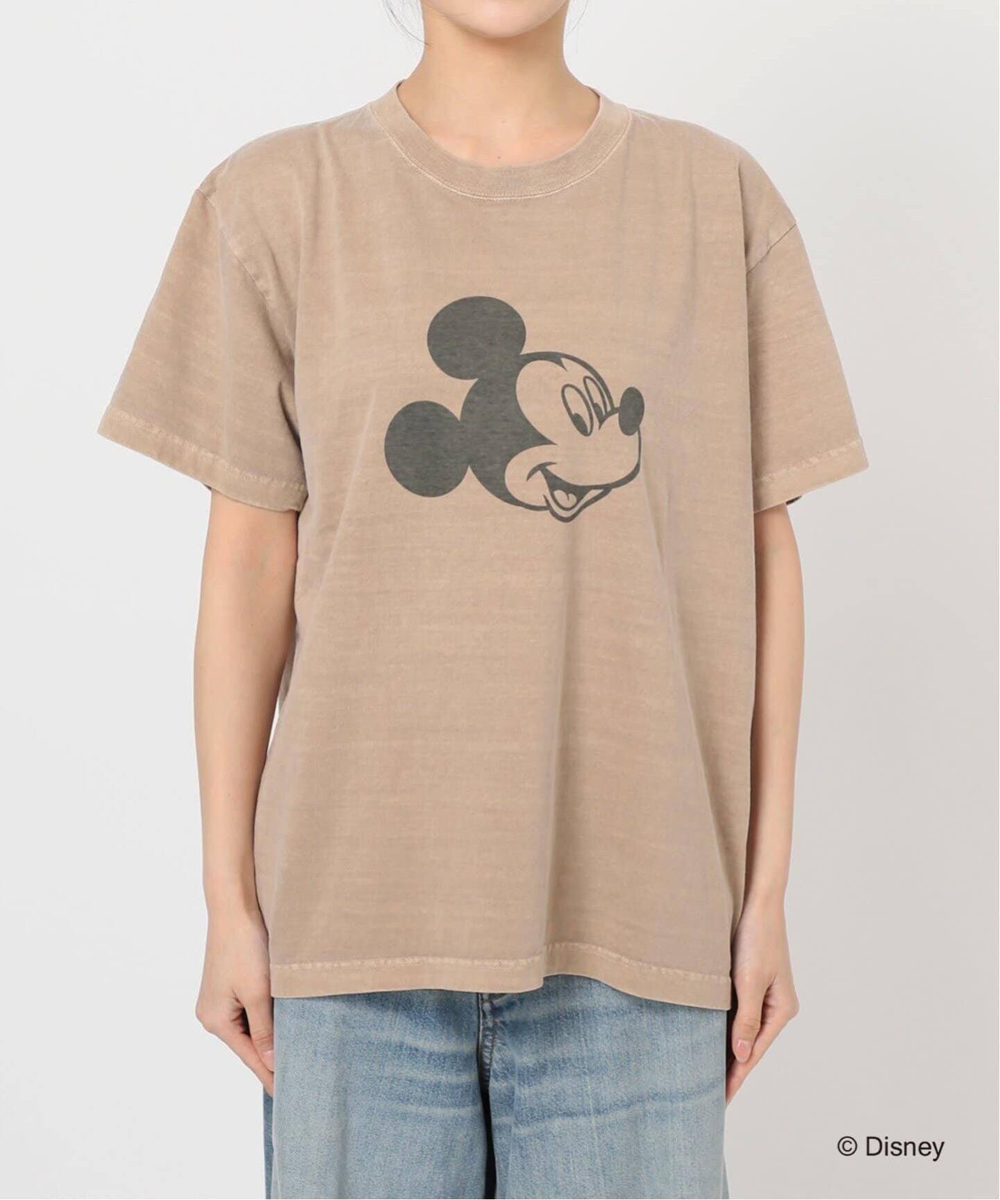 追加4》【MICKEY】ピグメントTシャツ（Tシャツ／カットソー