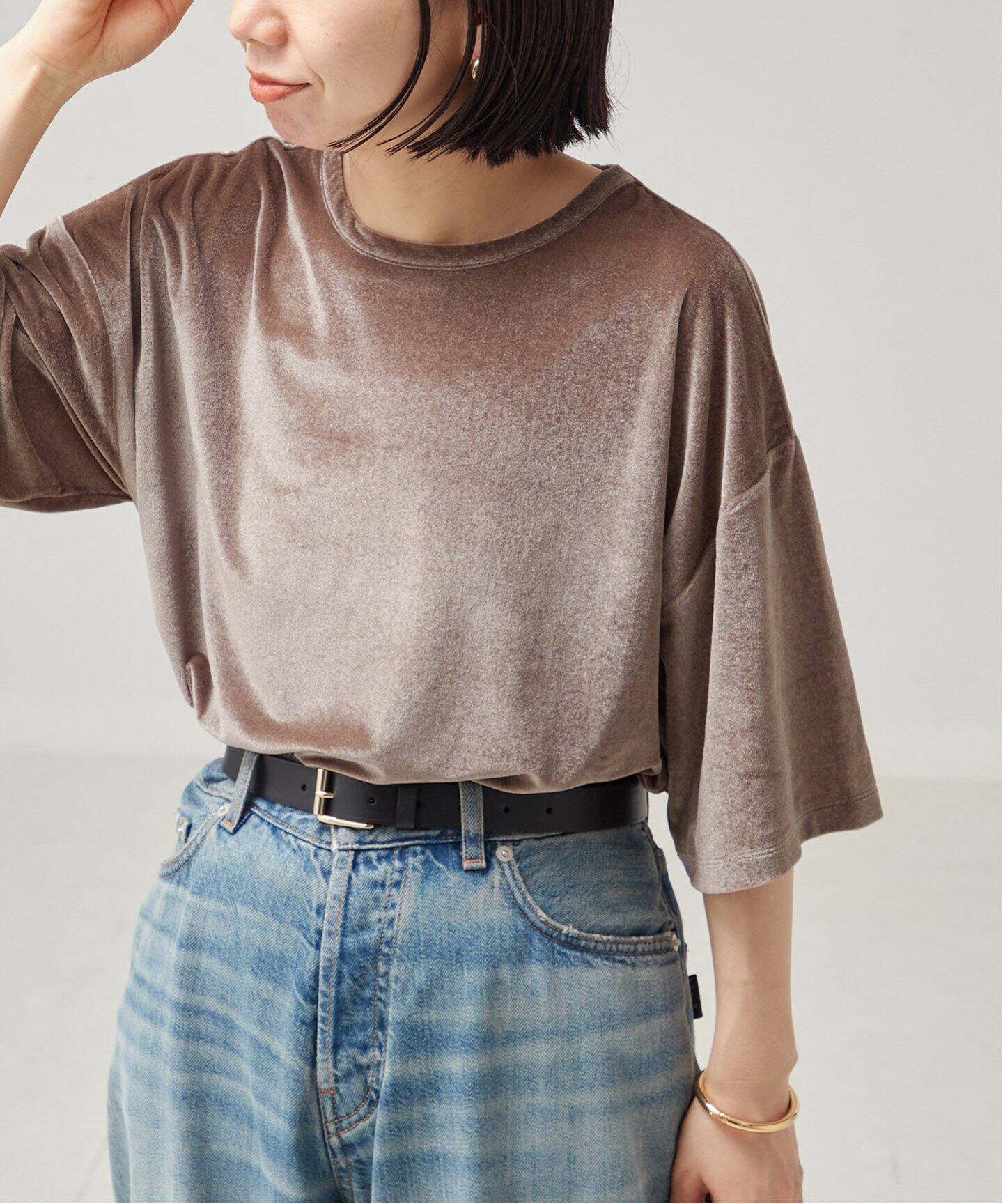 ベロアTシャツ（Tシャツ／カットソー）｜JOURNAL STANDARD L