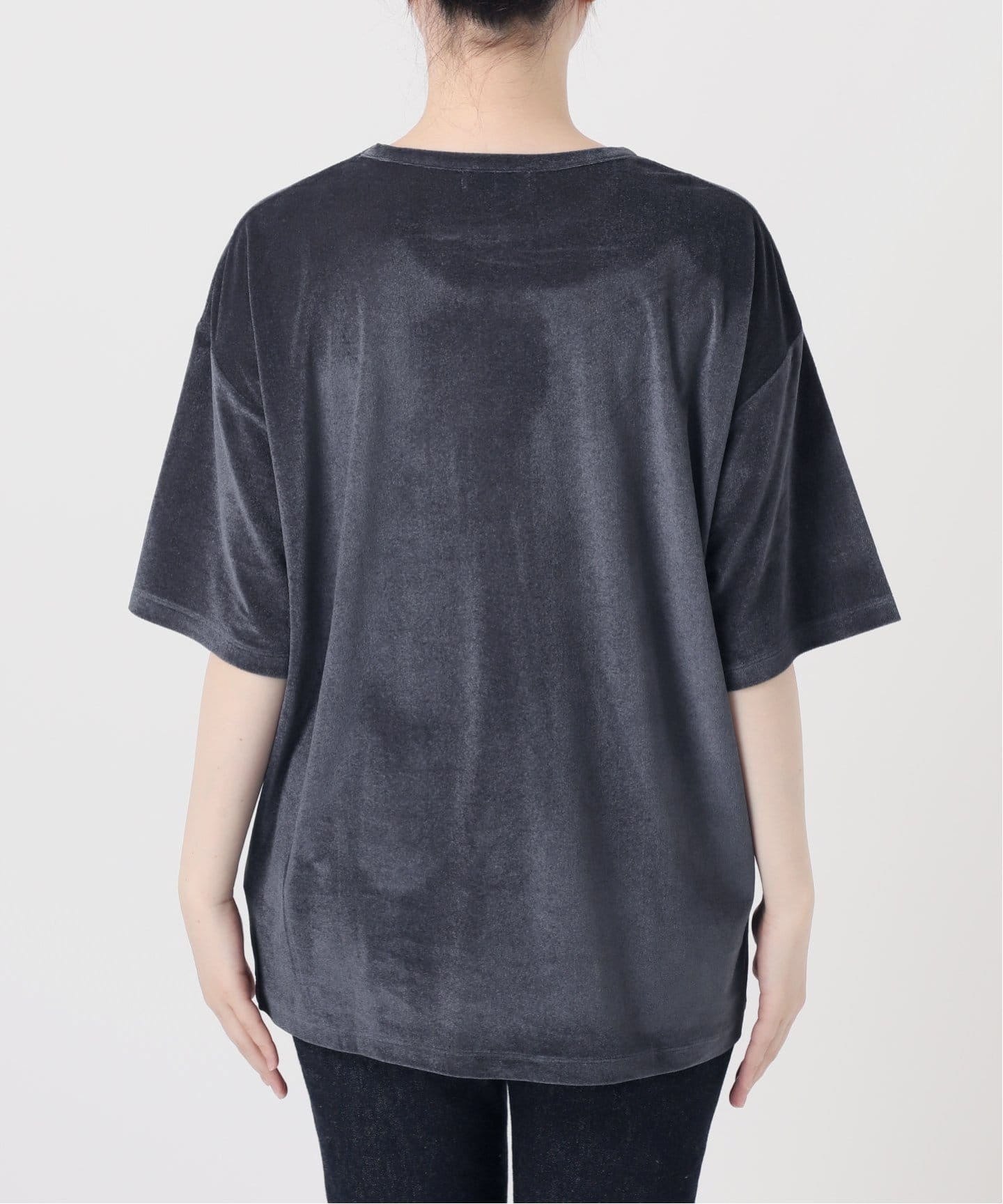 ジャーナルスタンダードレサージュ　ベロアTシャツ25AW 完売品　最終値下げ ベロアTシャツ（Tシャツ／カットソー）｜JOURNAL STANDARD L