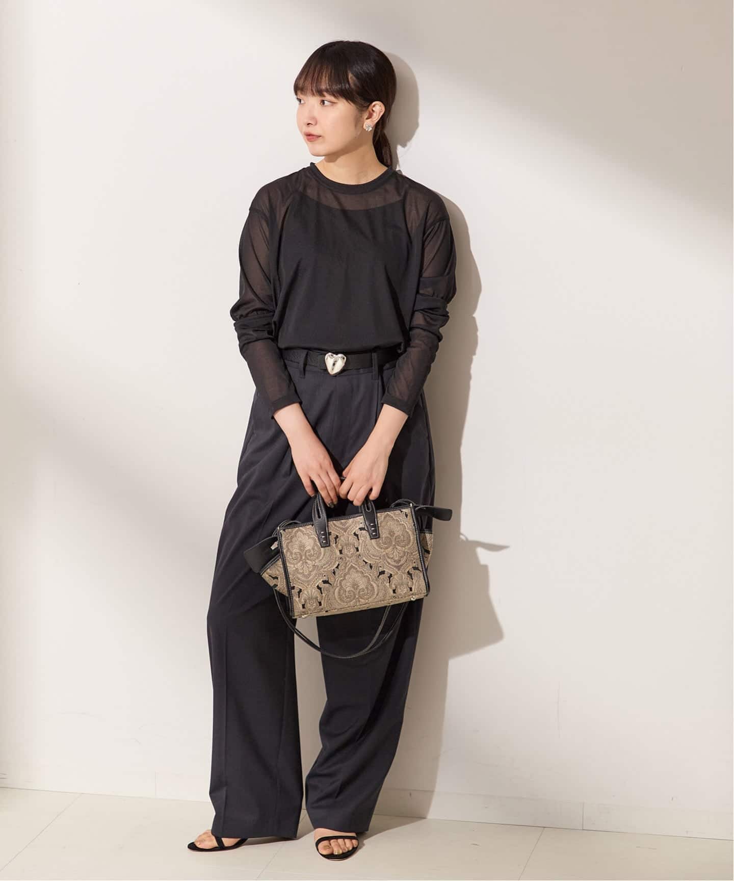 Edition - EDITION 金子 綾さん着用トップス 金子綾さん着用】シアークルーネックトップス（Tシャツ／カットソー