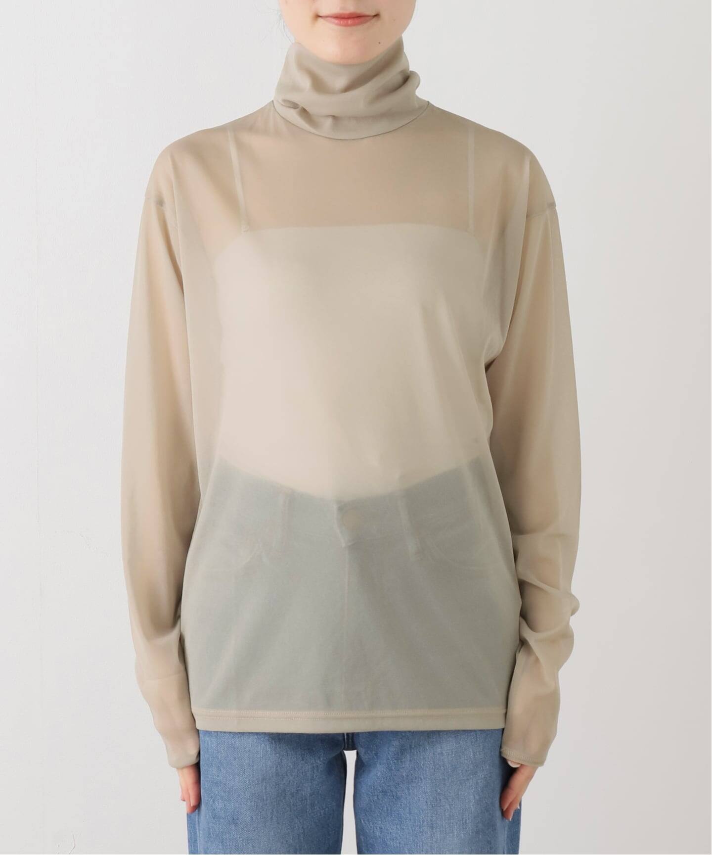 シアータートルネックトップス（Tシャツ／カットソー）｜JOURNAL