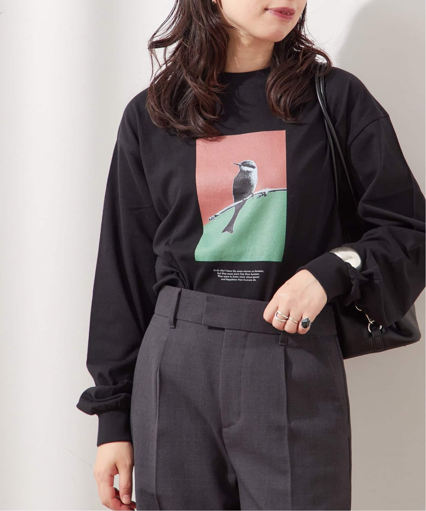 POET MEETS DUBWISE BIRD INKJET：ロンT（Tシャツ／カットソー