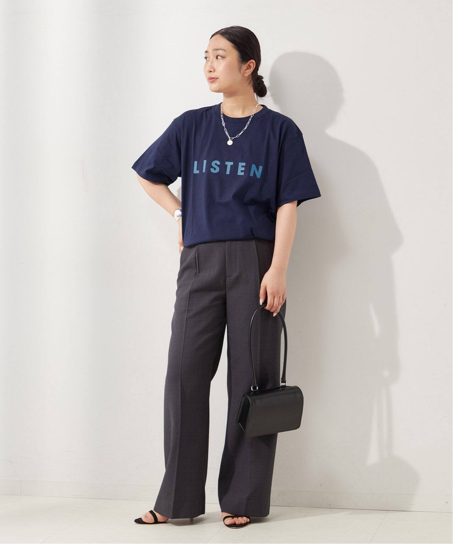 tシャツ 「別注」POET MEETS DUBWISE LISTEN Tシャツ レディース 別注】POET MEETS DUBWISE LISTEN Tシャツ（Tシャツ／カットソー