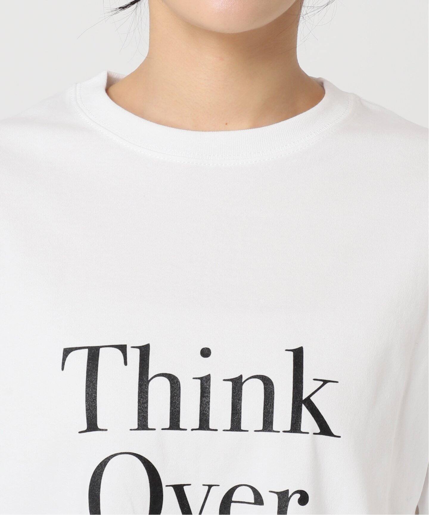 tシャツ POETMEETSDUBWISE THINK OVER ロングスリーブTシャツ レディース POETMEETSDUBWISE THINK OVER ロングスリーブTシャツ（Tシャツ