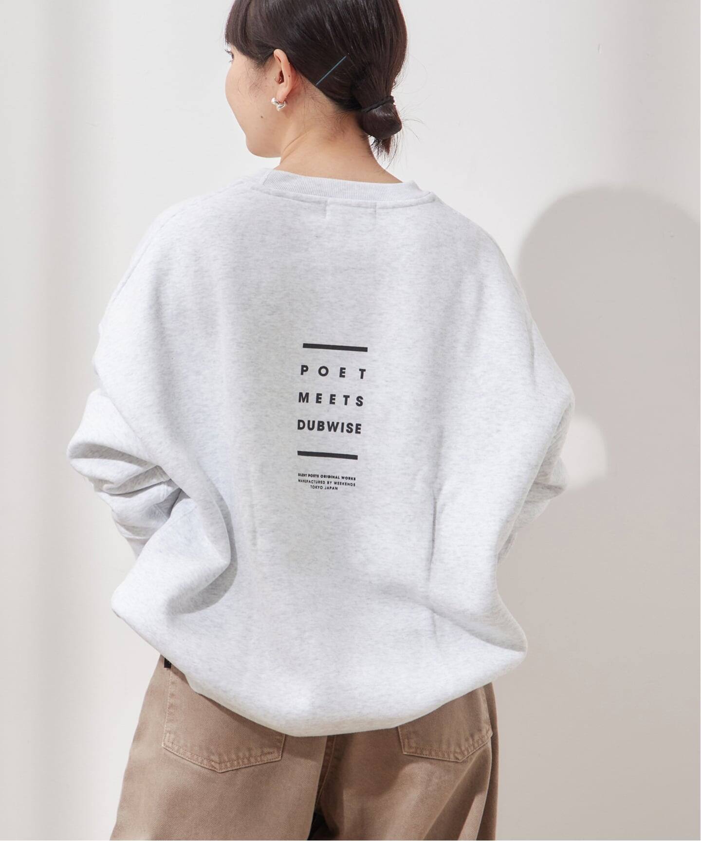 【POET MEETS DUBWISE】CHILL スウェット L グレー チル POET MEETS DUBWISE / THINK OVER Oversized Sweat オーバー