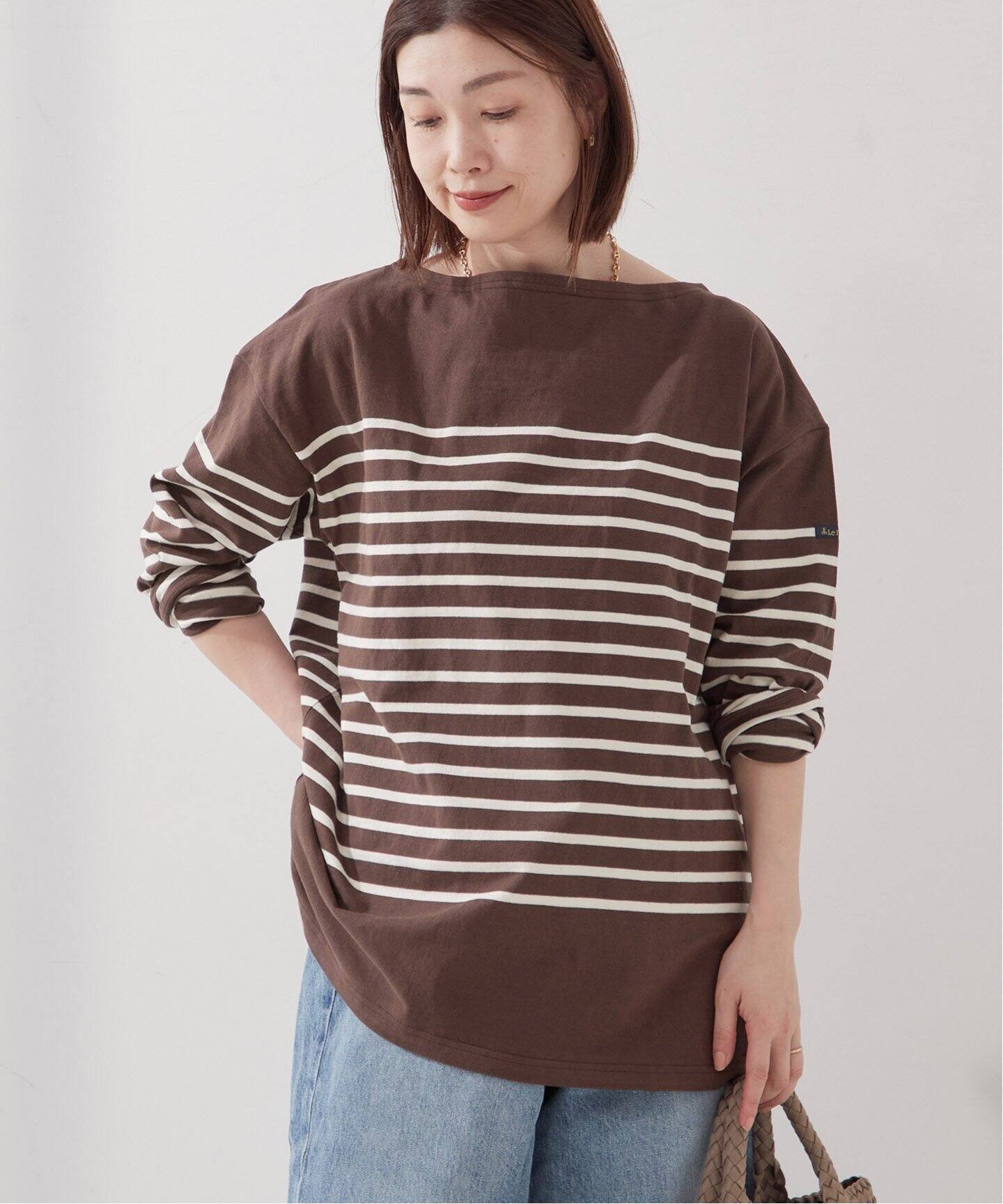 別注》【Leminor/ルミノア】ナバルバスクシャツ：カットソー（Tシャツ