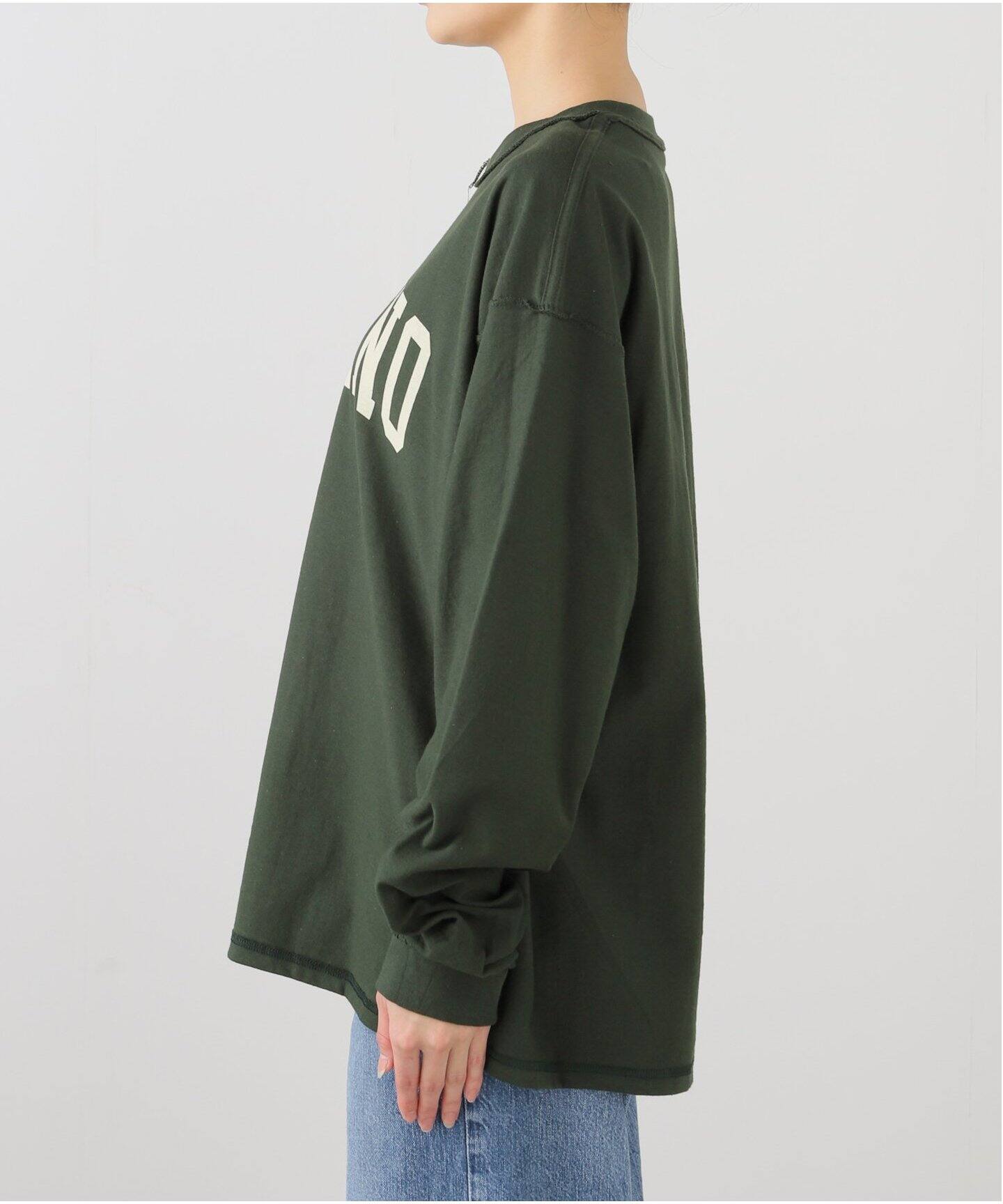 即完品 春コーデ ISNESS MUSIC DUB ロングスリーブカットソー オンライン限定】ISNESS MUSIC DUB LONG SLEEVE T-SHIRT | is