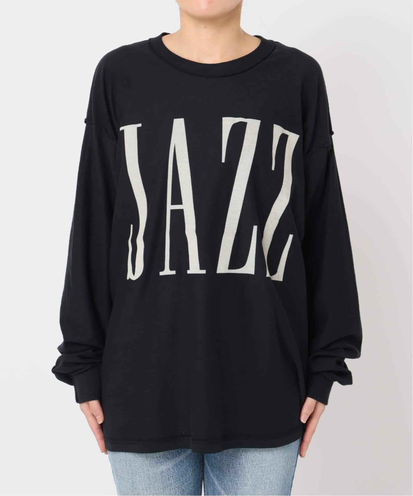 別注》【ISNESS MUSIC】ギンザSP JAZZ ロンT：カットソー（Tシャツ