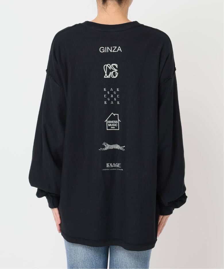 別注》【ISNESS MUSIC】ギンザSP JAZZ ロンT：カットソー（Tシャツ 