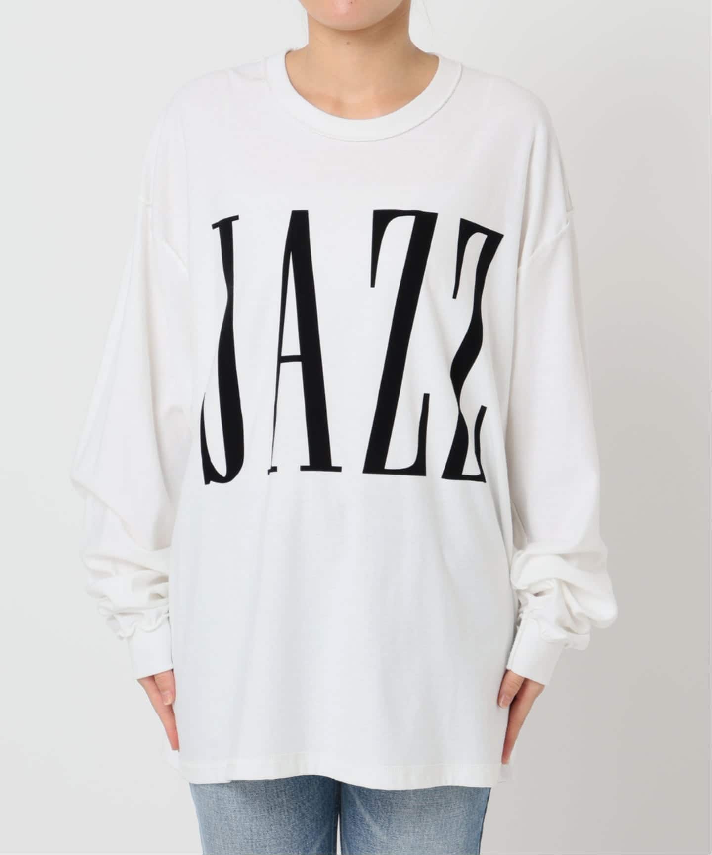 別注》【ISNESS MUSIC】ギンザSP JAZZ ロンT：カットソー（Tシャツ