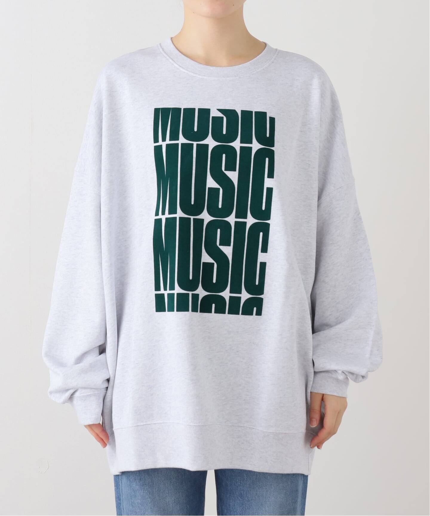 ISNESS MUSIC】 DELAY SWEAT SHIRTS：スウェット（スウェット