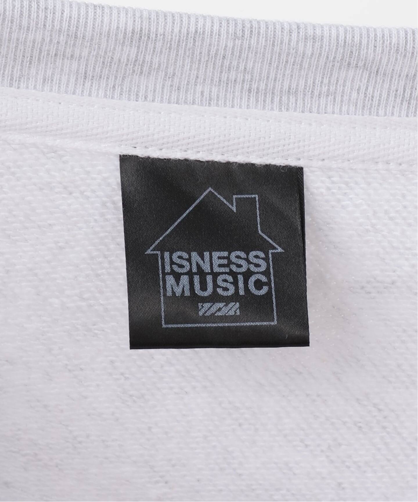 ISNESS MUSIC】 DELAY SWEAT SHIRTS：スウェット（スウェット